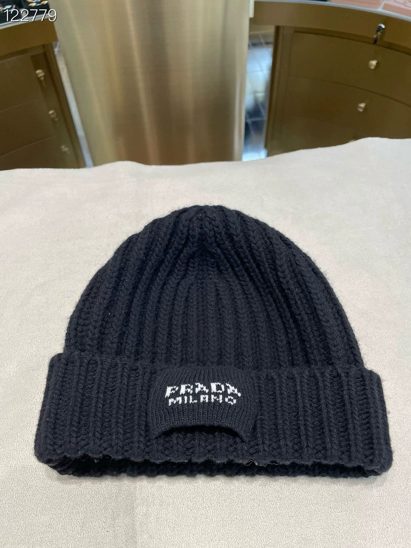 Prada Prada Beanie 040148V317 S Size ONE SIZE - 3 Thumbnail