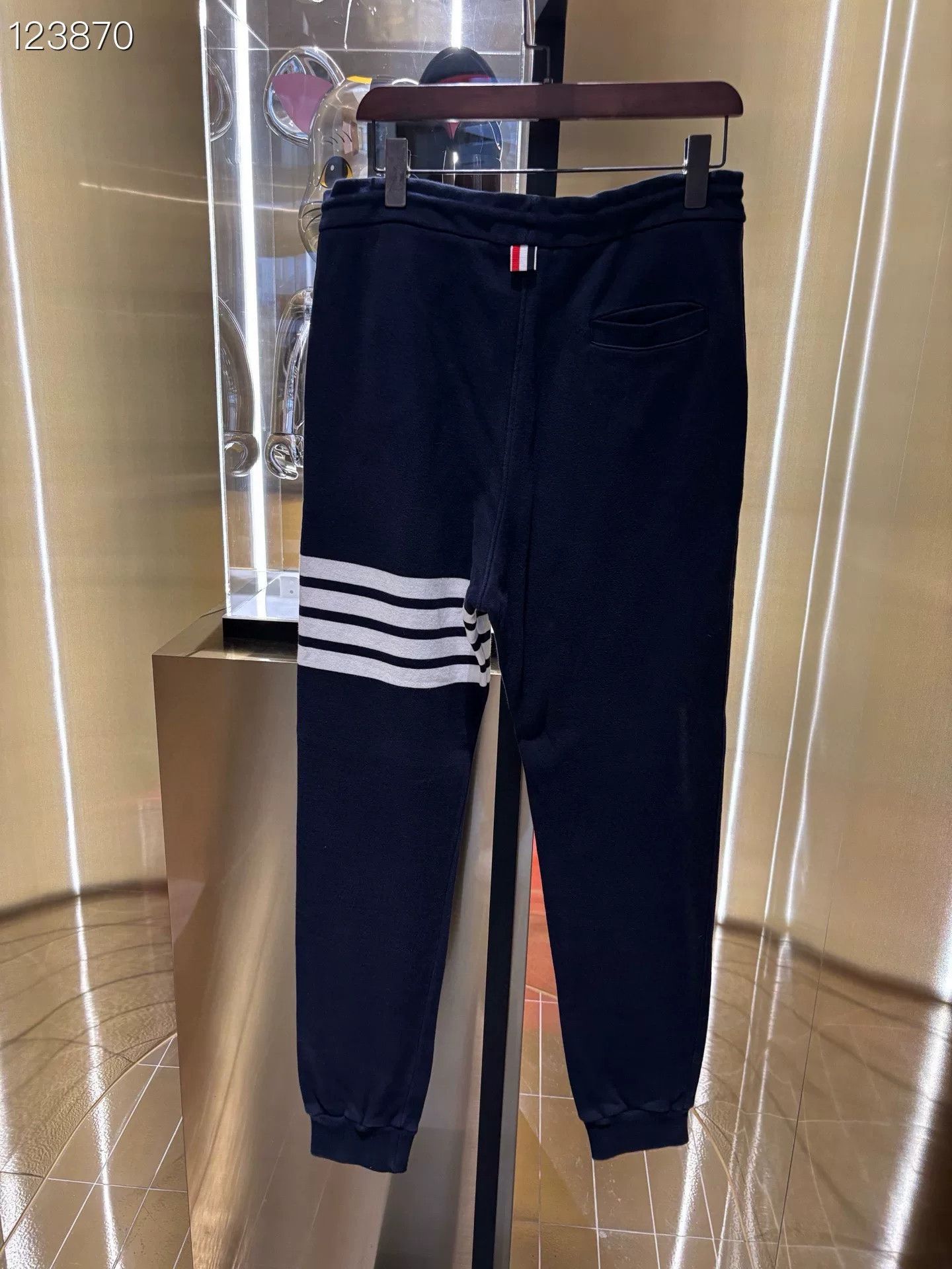 Thom Browne Thom Browne Classic Blue Stripe Pants Size US 26 / EU 42 - 3 Thumbnail