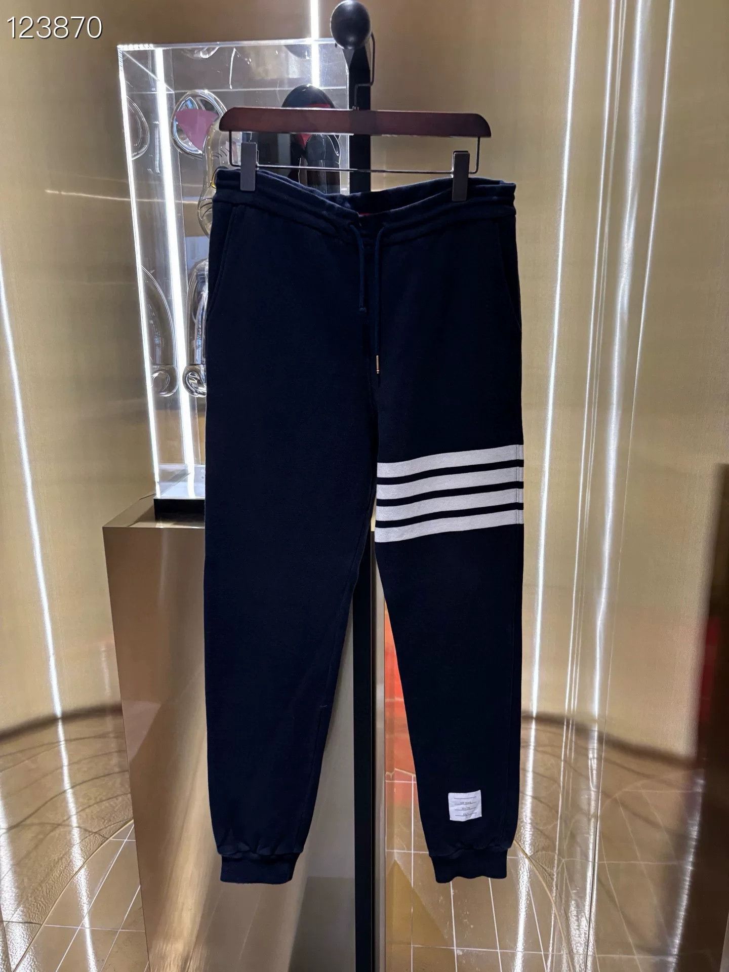 Thom Browne Thom Browne Classic Blue Stripe Pants Size US 26 / EU 42 - 2 Thumbnail