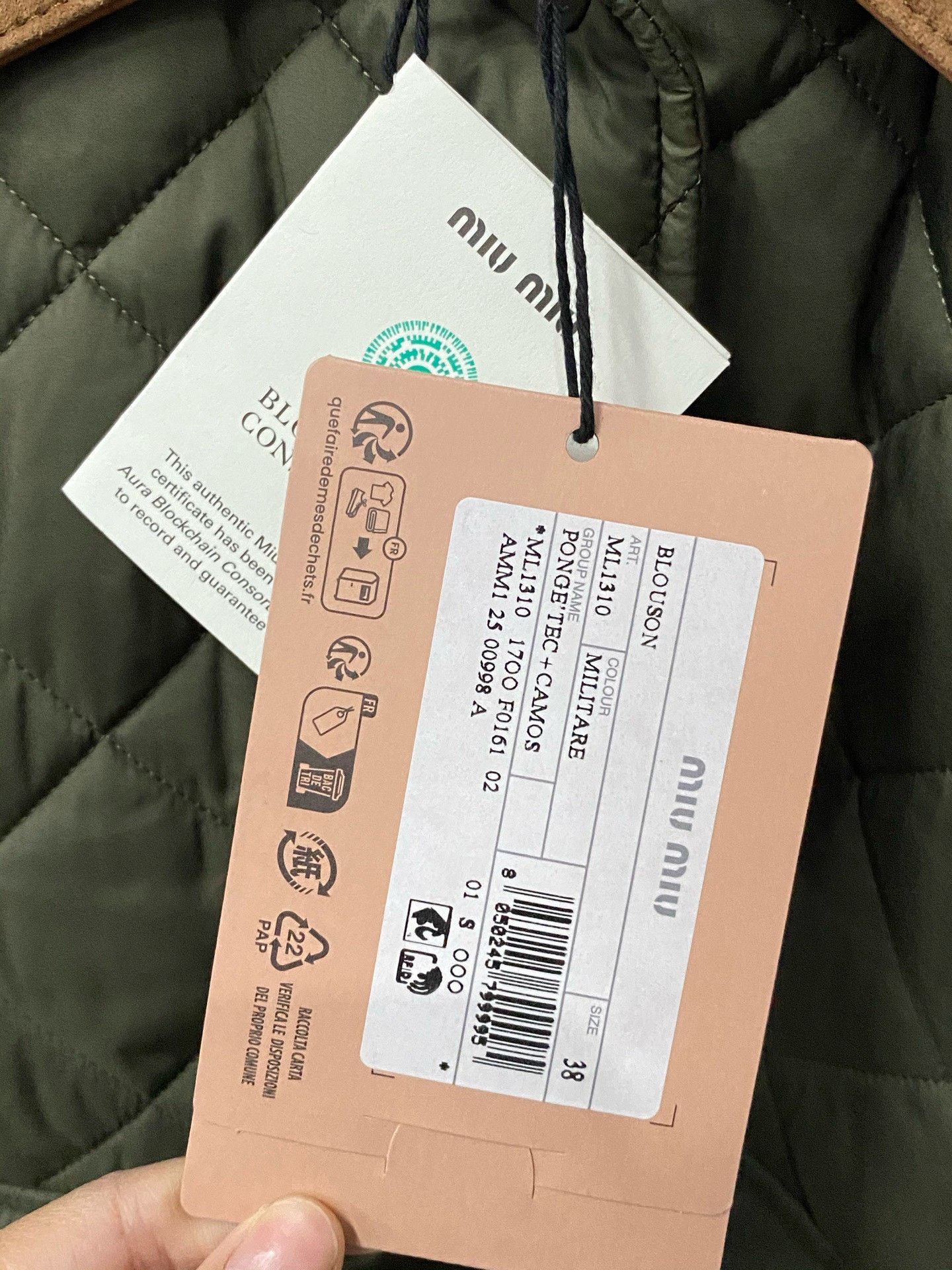 Miu Miu Miumiu Quilted Down Jacket Size M / US 6-8 / IT 42-44 - 8 Thumbnail