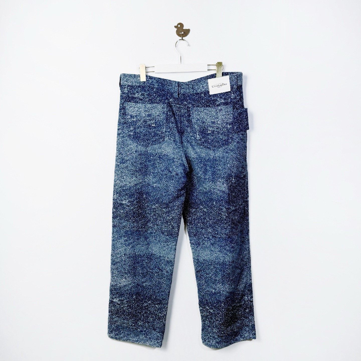 Dior Dior 2025 Jacquard Gradient Logo Jeans Size US 31 - 2 Thumbnail