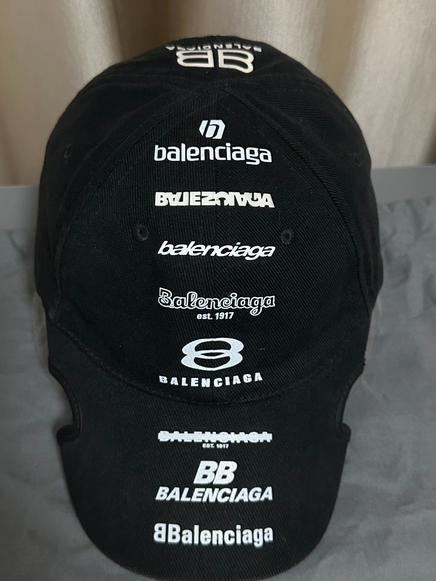 Balenciaga Balenciaga Embroidered Logo Baseball Cap Size ONE SIZE - 5 Thumbnail
