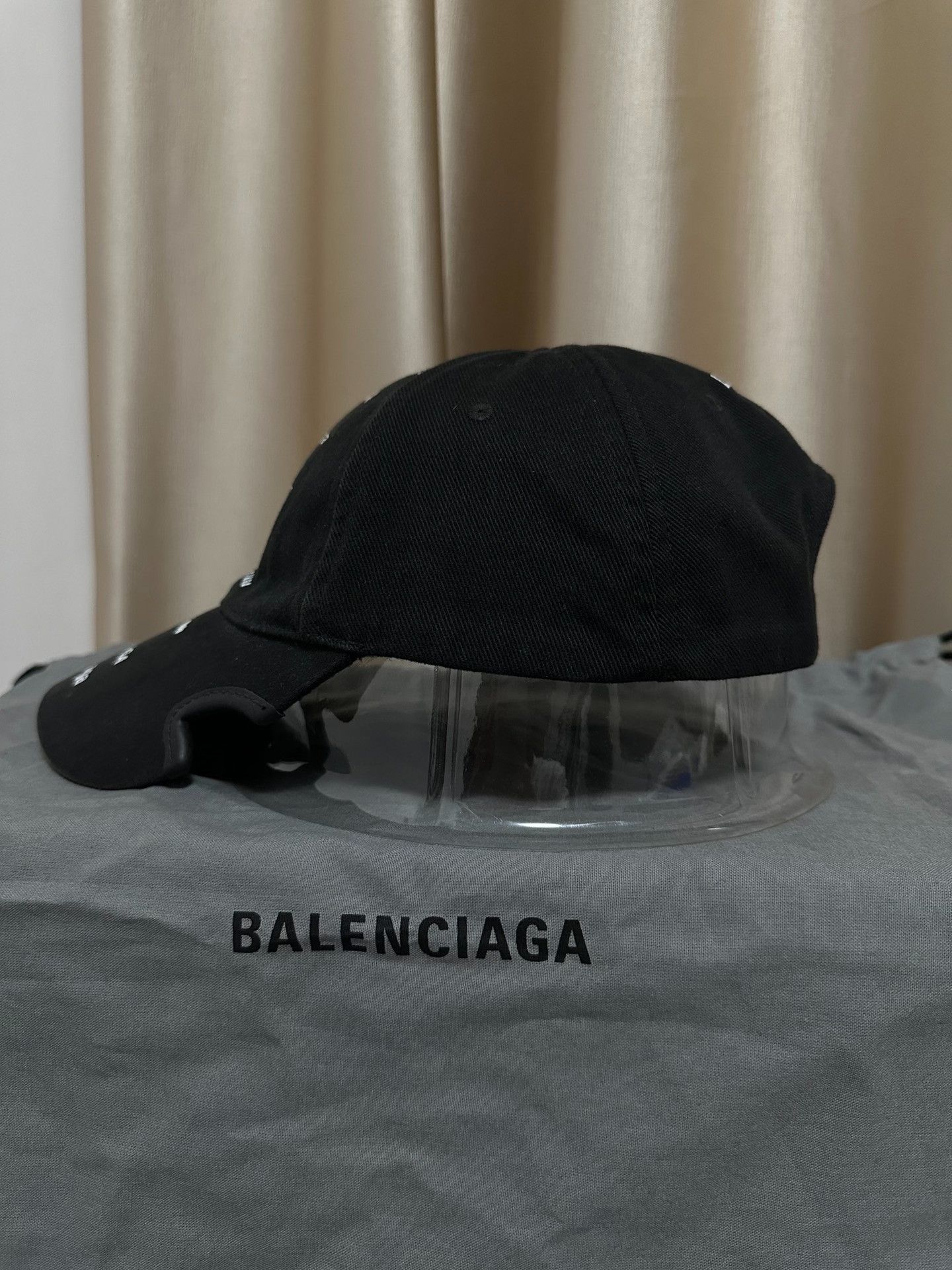 Balenciaga Balenciaga Embroidered Logo Baseball Cap Size ONE SIZE - 4 Thumbnail
