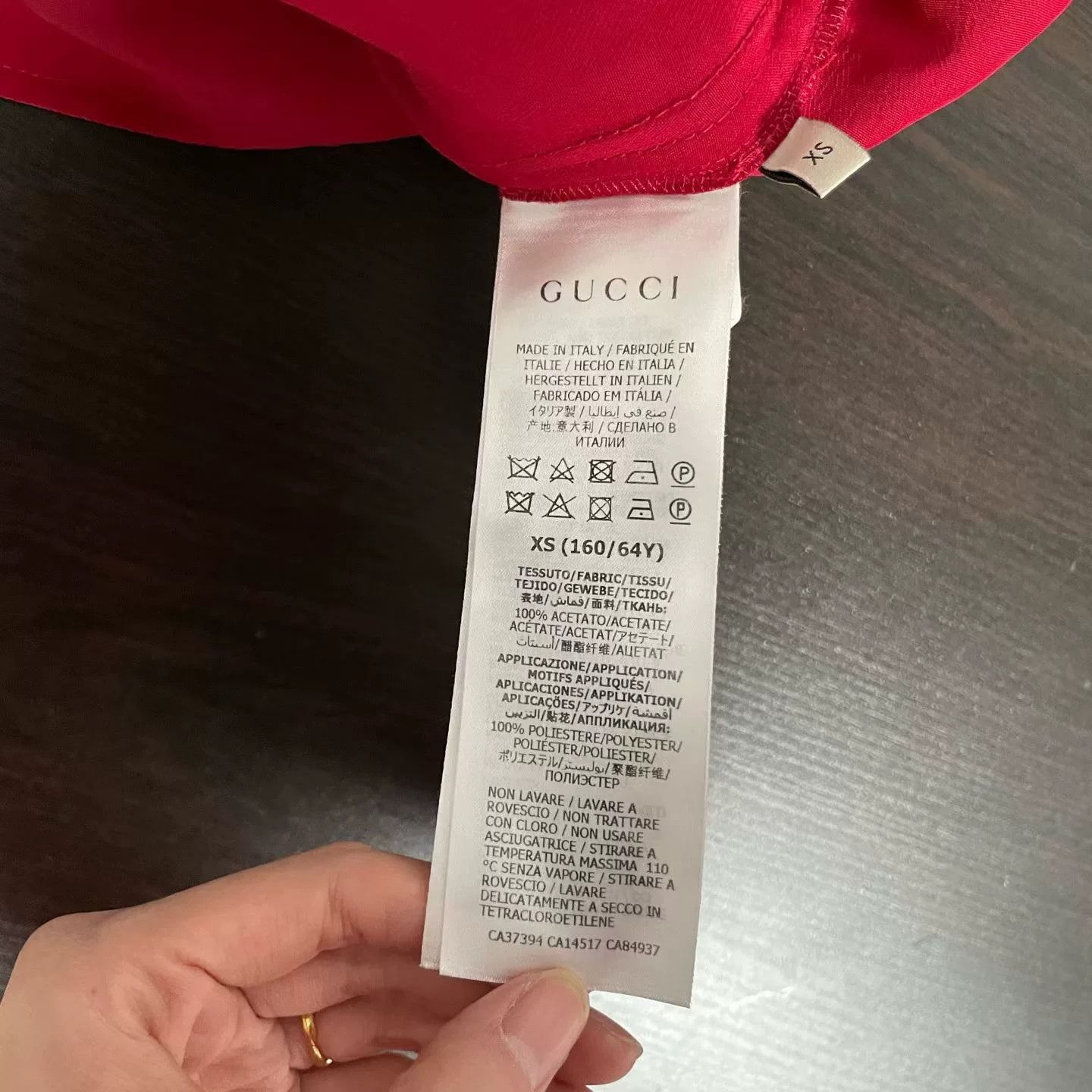 Gucci Gucci Red Cherry Shorts Size 35" - 4 Thumbnail