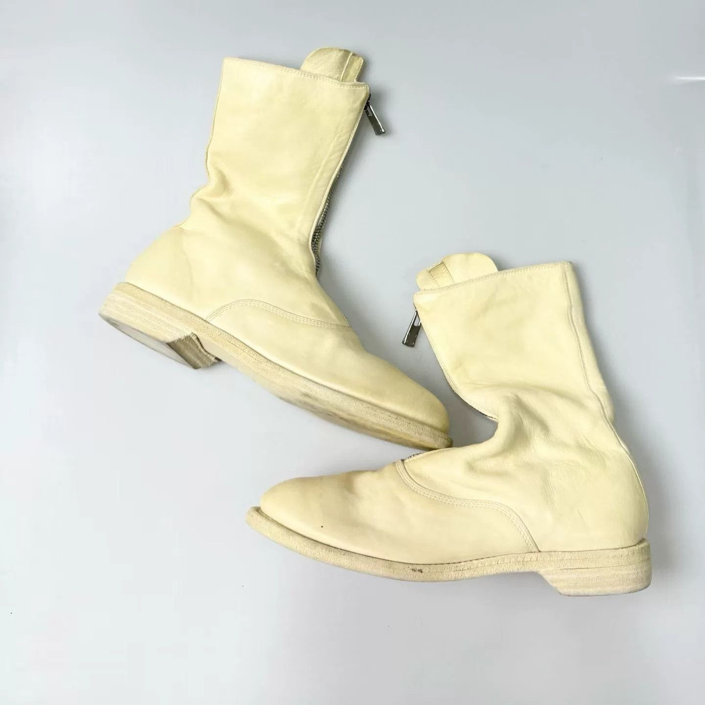 Guidi Guidi White High Boots Size US 6 / IT 36 - 2 Thumbnail