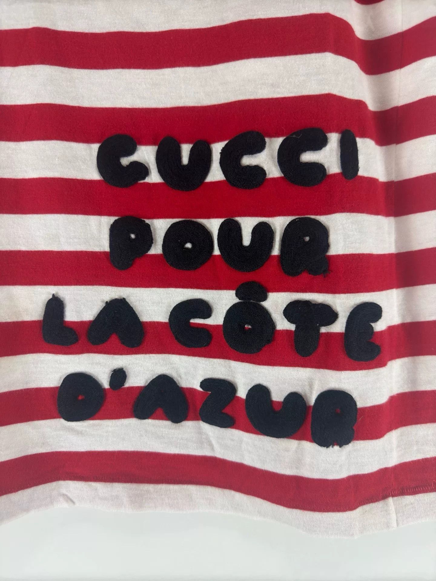 Gucci Gucci Gold Buckle Striped Short-Sleeve Size M / US 6-8 / IT 42-44 - 2 Thumbnail
