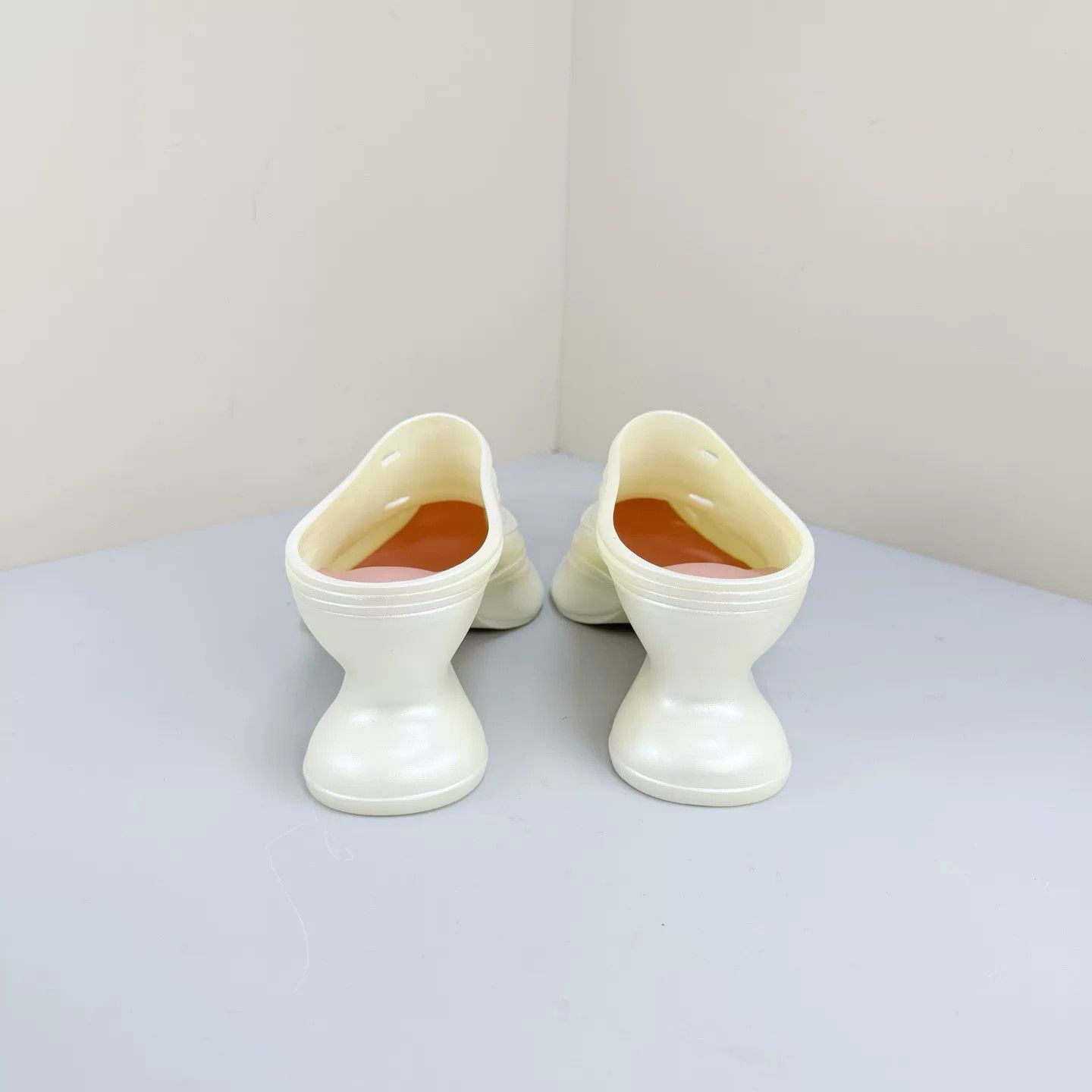 Other BHIVE Pearl White Irregular Mules Size US 7 / IT 37 - 3 Thumbnail