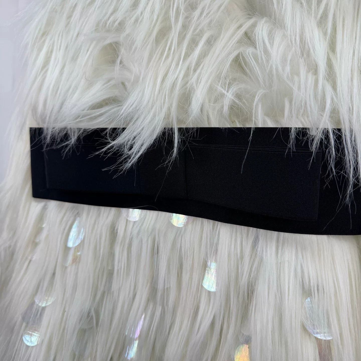 Other Alabama Muse Sequin Rhinestone Fur Coat Size M / US 6-8 / IT 42-44 - 5 Thumbnail