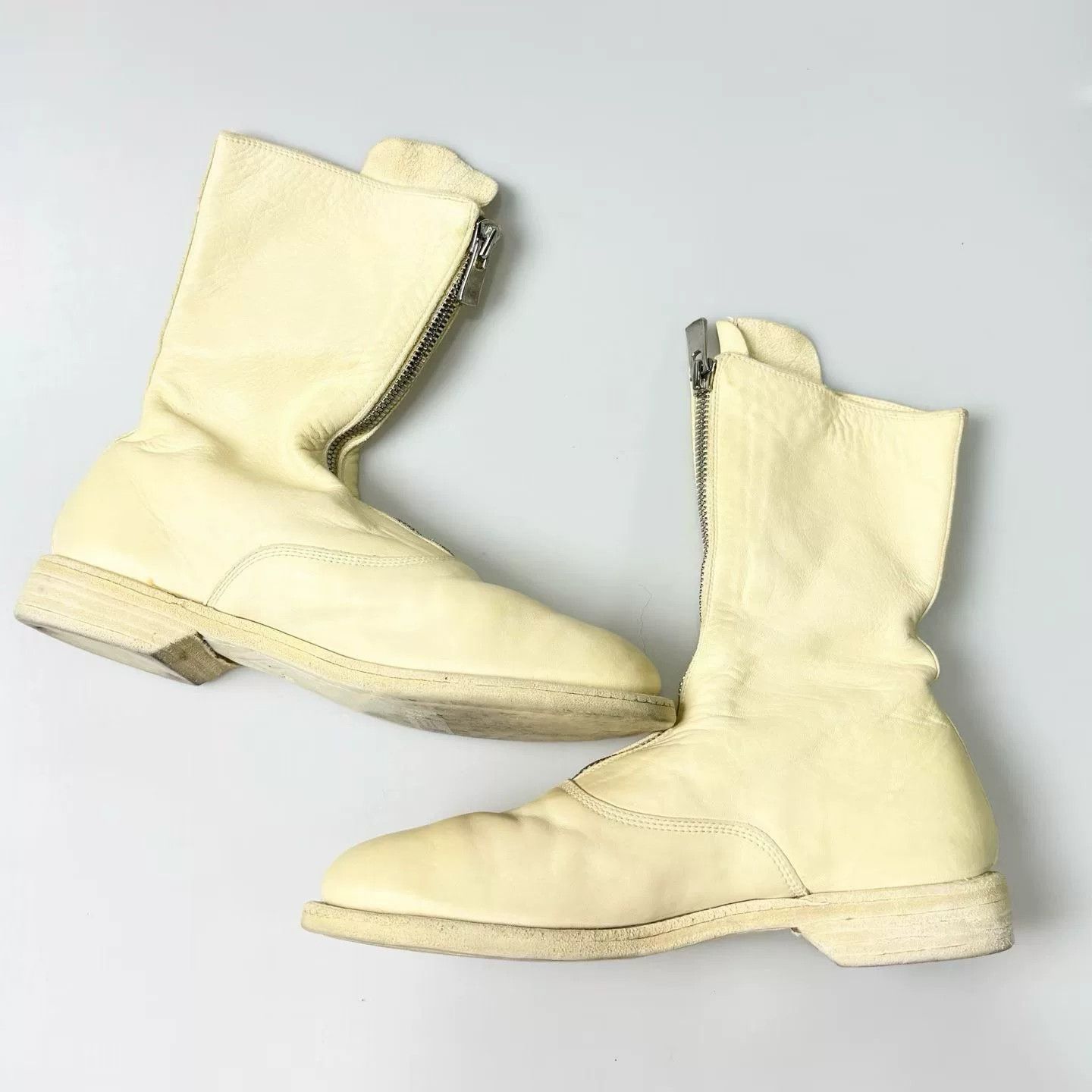 Guidi Guidi White Knee-High Boots Size US 6 / IT 36 - 3 Thumbnail