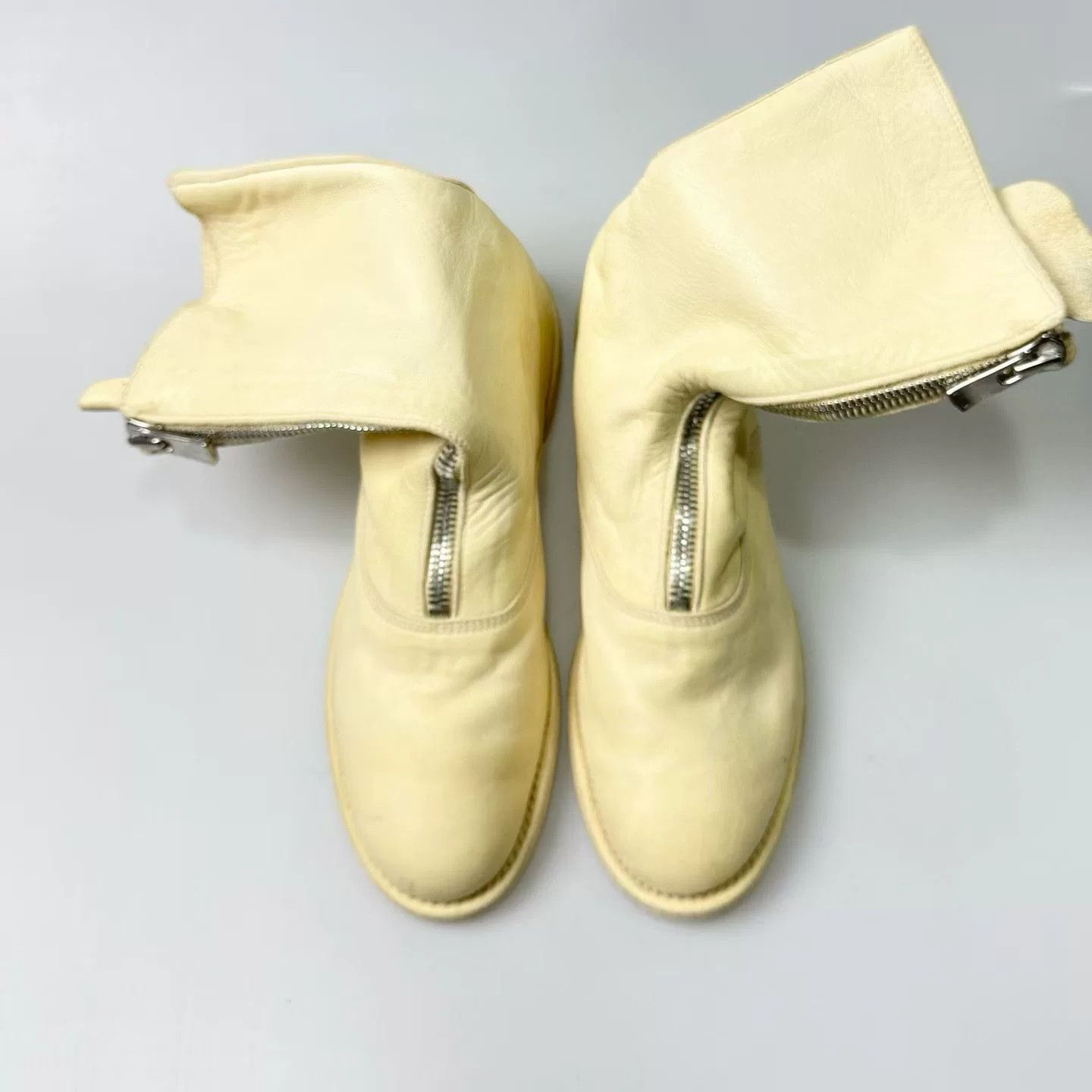 Guidi Guidi White Knee-High Boots Size US 6 / IT 36 - 4 Thumbnail
