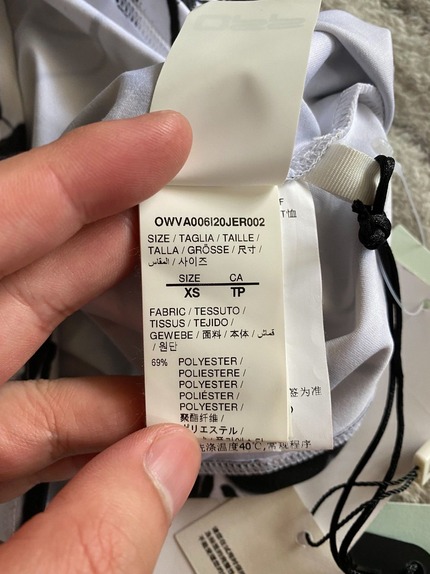 Off-White Off-White Colorblock Print Short-Sleeve XS Size XS / US 0-2 / IT 36-38 - 4 Thumbnail