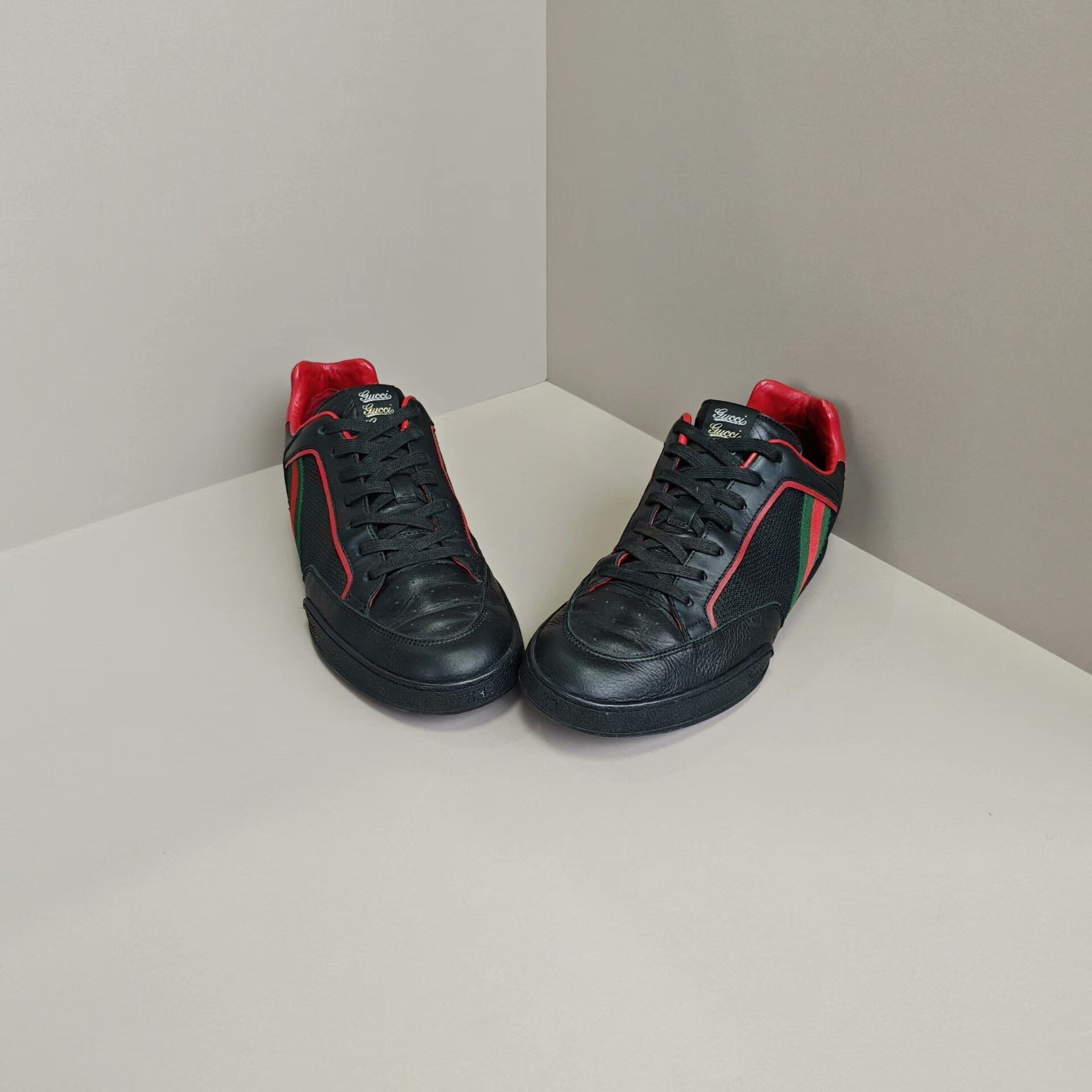 Gucci Gucci Casual Black Lowtop Sneakers 5.5 Men Size US 5.5 / EU 38 - 2 Thumbnail