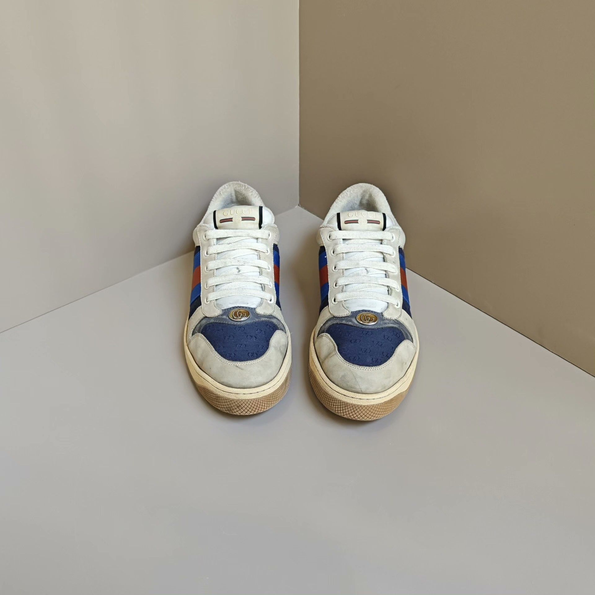 Gucci Gucci Blue Lowtop Sneakers 9 Men Size US 9 / EU 42 - 2 Thumbnail
