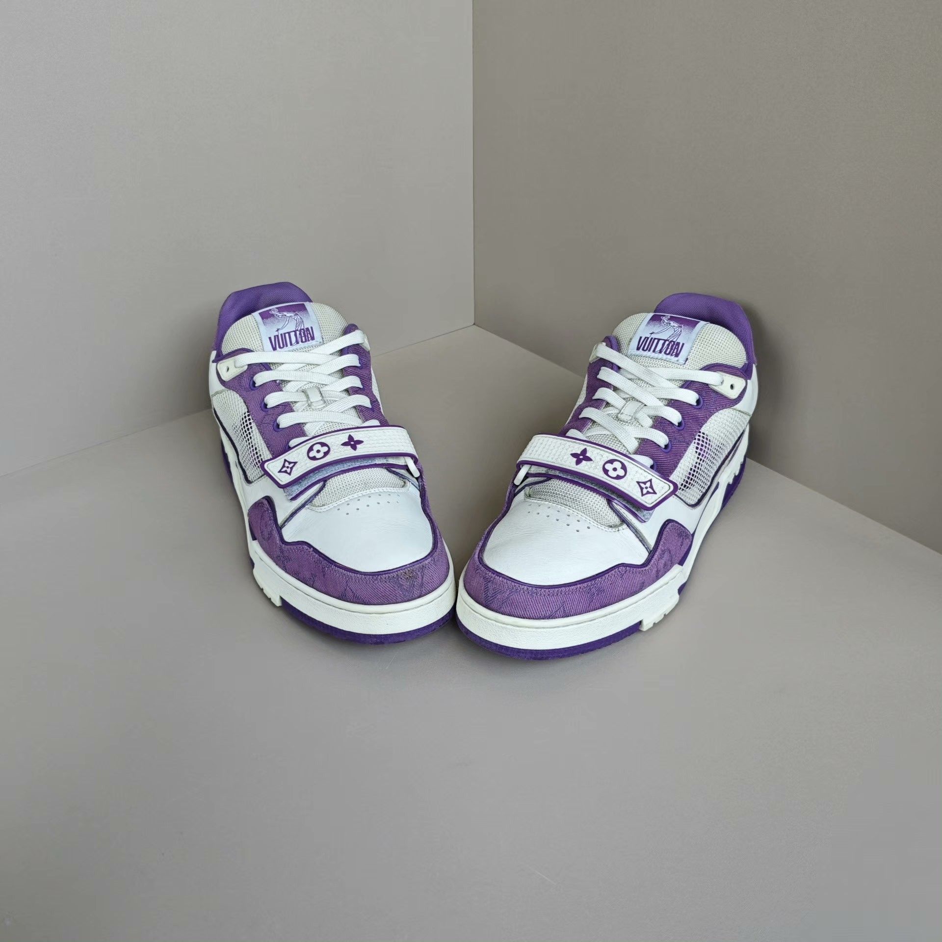 Louis Vuitton Louis Vuitton Training Purple Lowtop Sneakers 11 Men Size US 11 / EU 44 - 2 Thumbnail