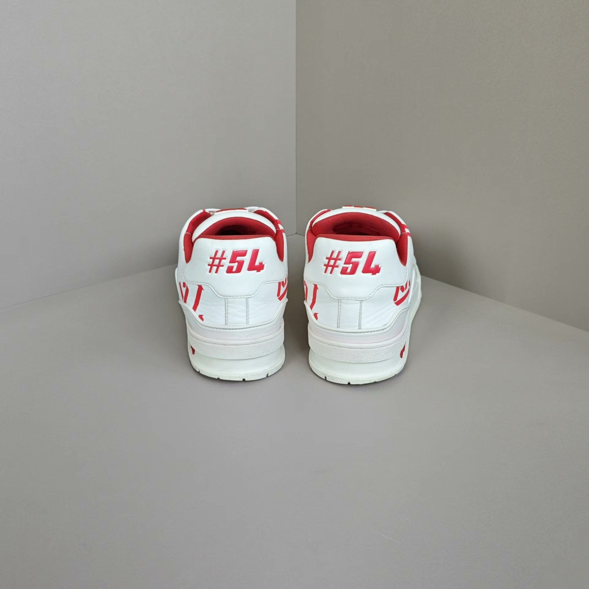Louis Vuitton Louis Vuitton Training Red Lowtop Sneakers 12 Men Size US 12 / EU 45 - 3 Thumbnail