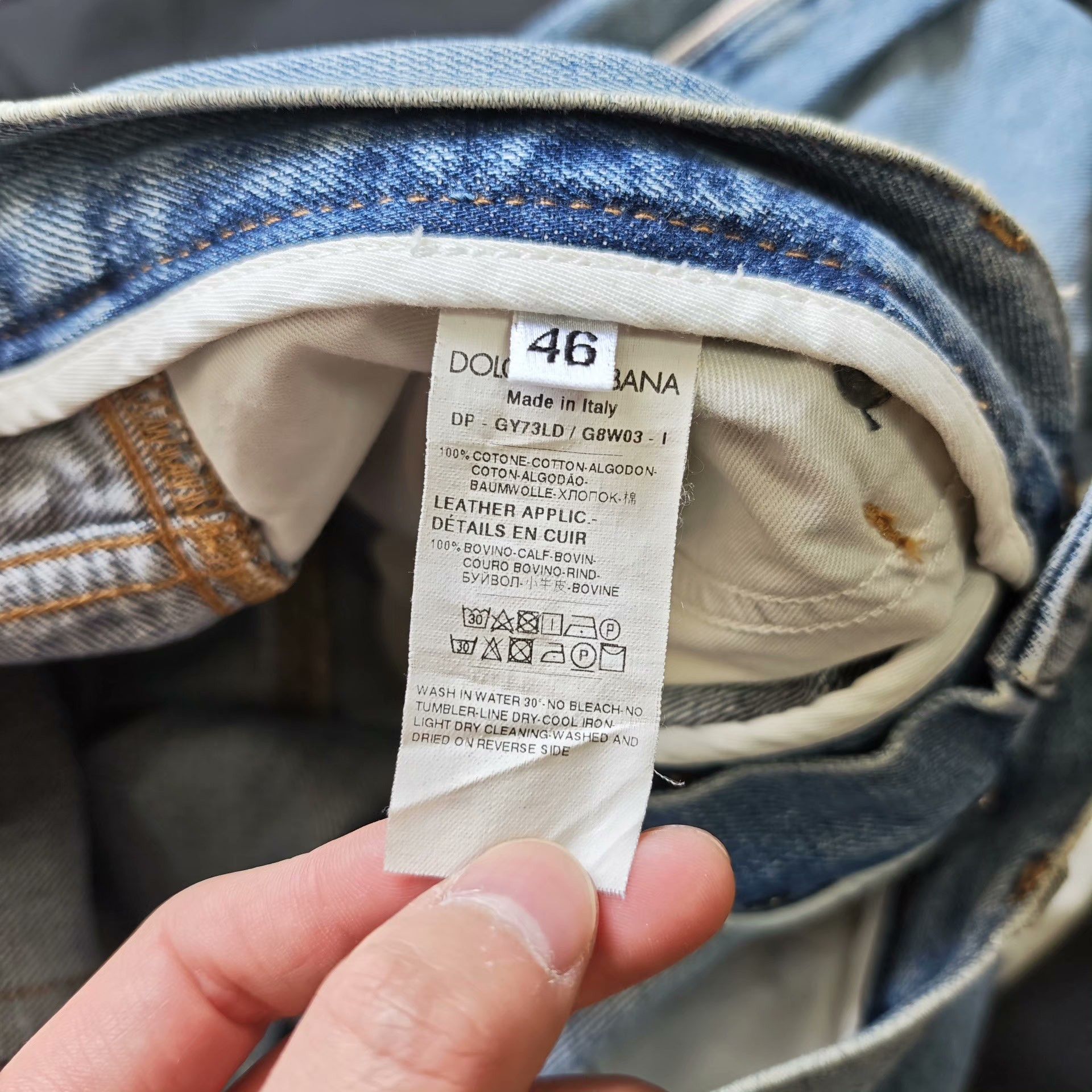 Dolce & Gabbana Dolce & Gabbana Denim Denim Jeans 30 Men Size US 30 / EU 46 - 4 Thumbnail