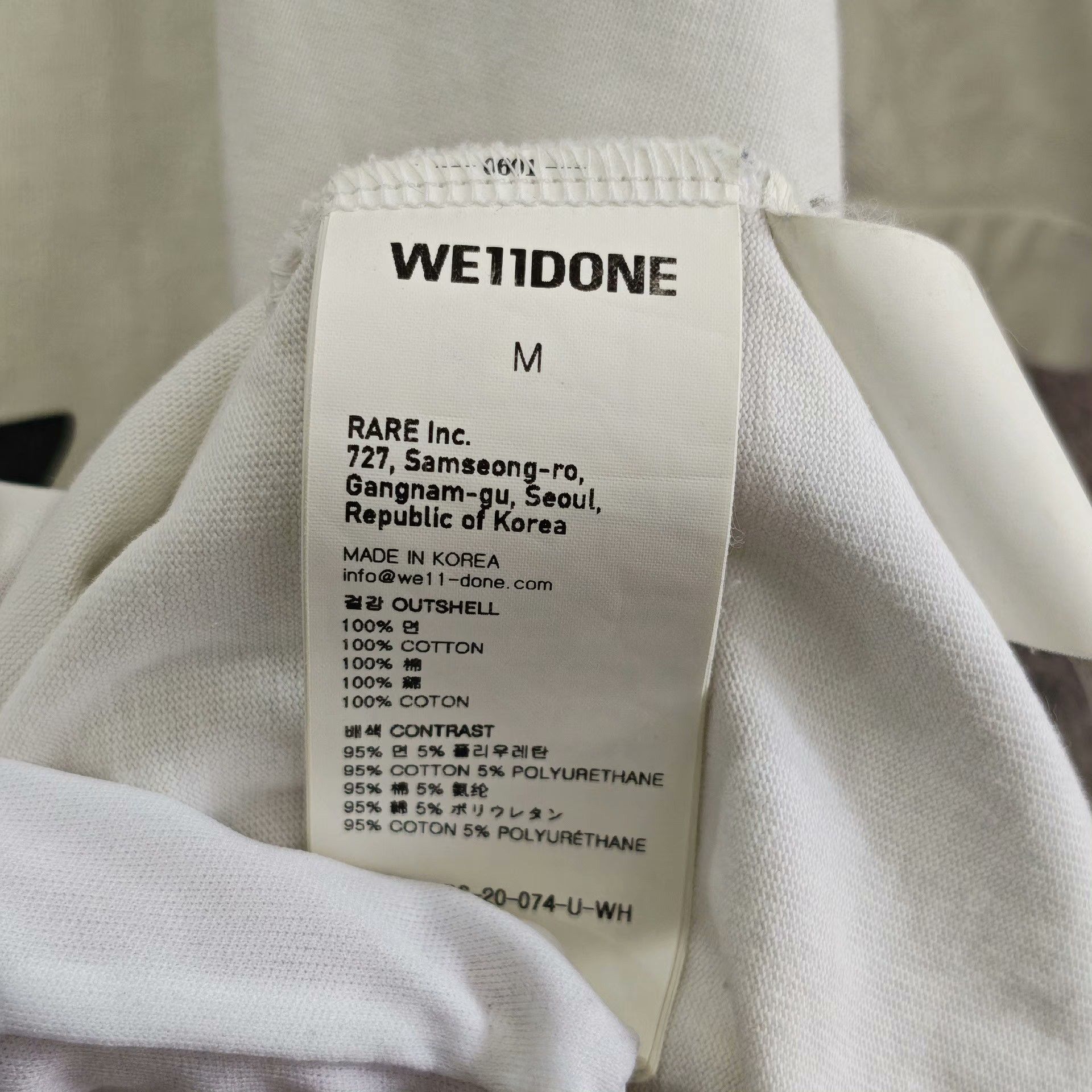 WE11DONE We11done Retro Printed T-Shirt m Men Size US M / EU 48-50 / 2 - 4 Thumbnail