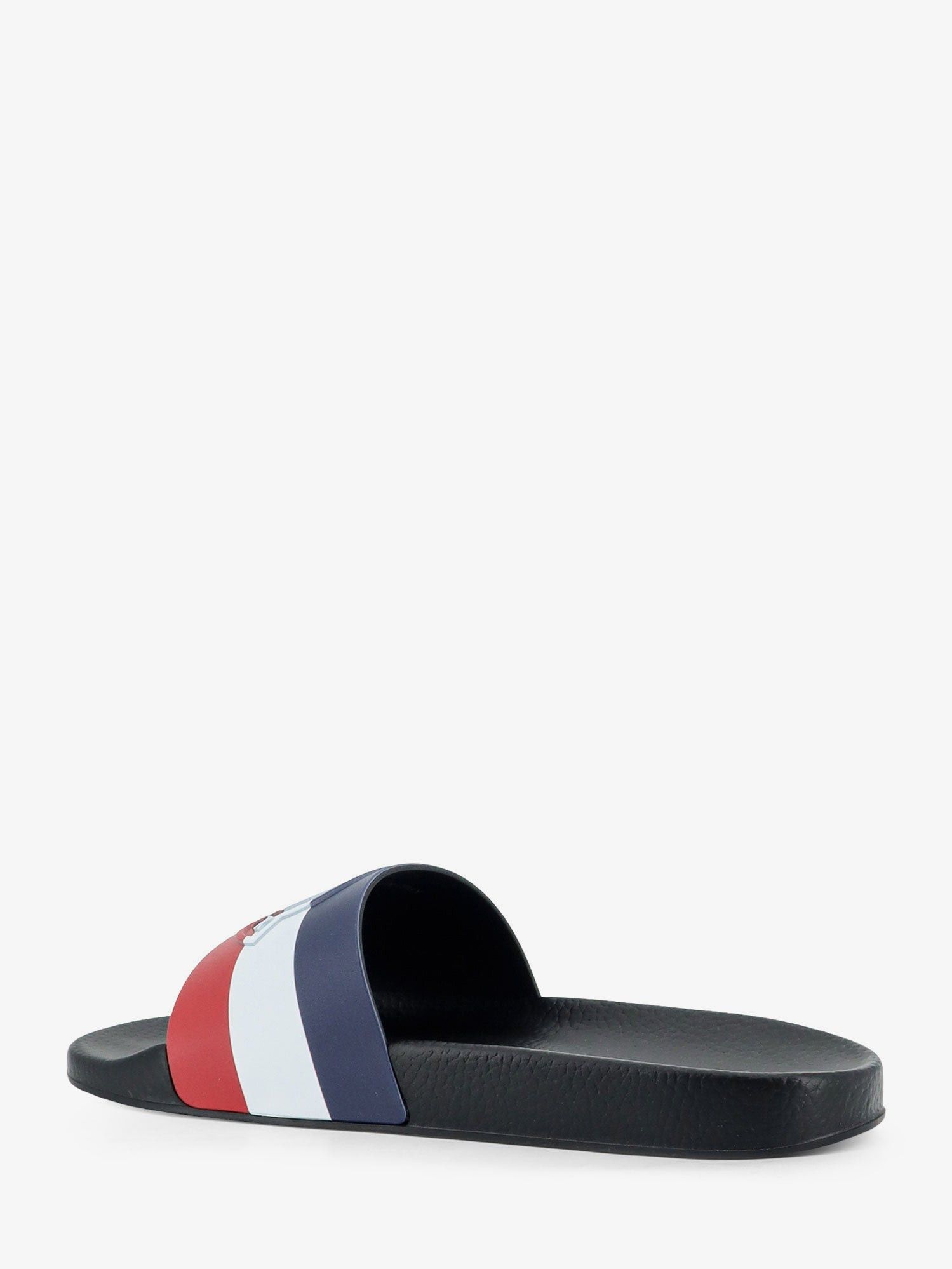 Moncler Basile Rubber Sandals With Front Logo Patch Size US 9 / EU 42 - 3 Thumbnail