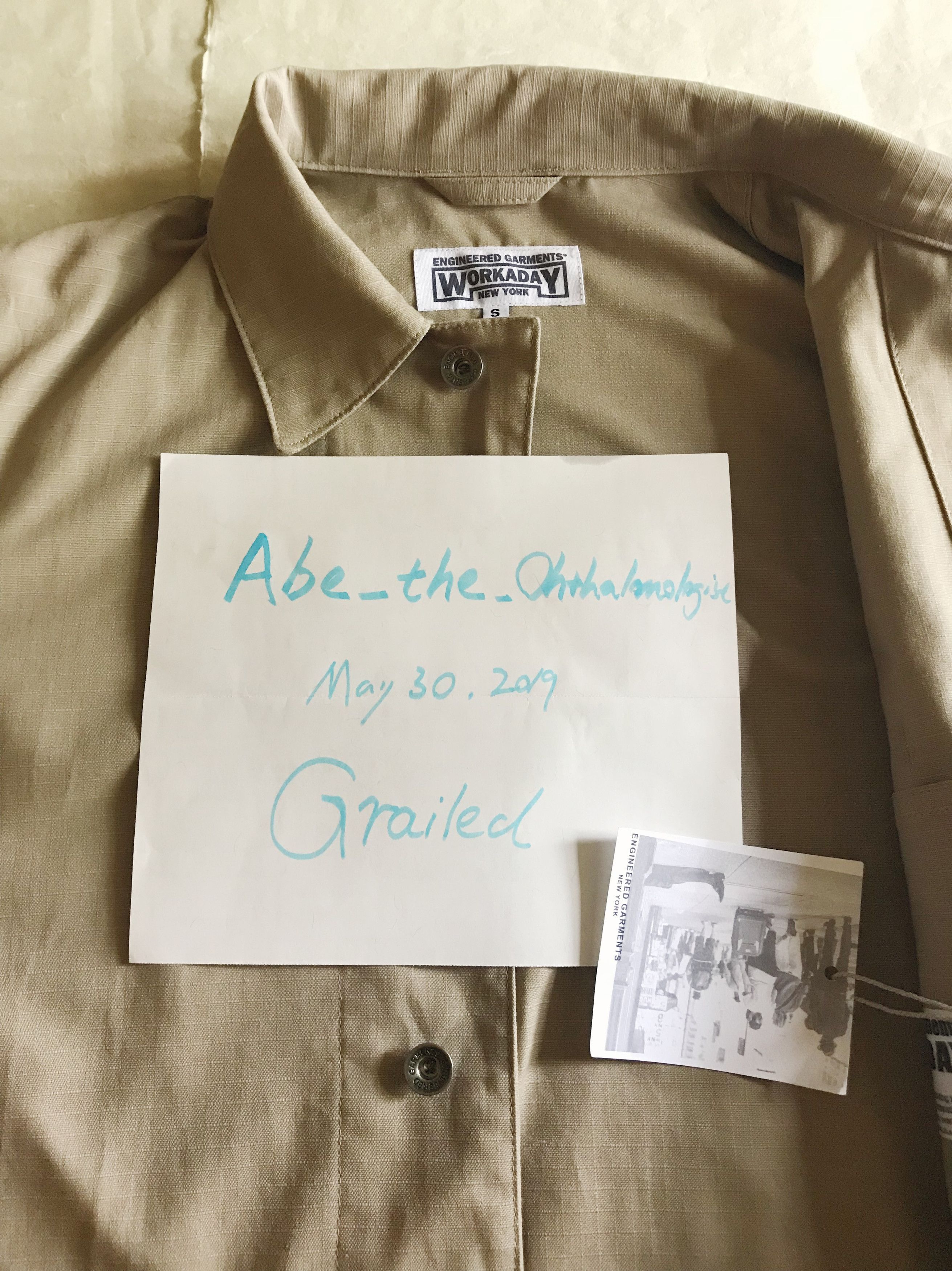 Engineered Garments Engineered Garments Workaday Utility Jacket - Khaki ...