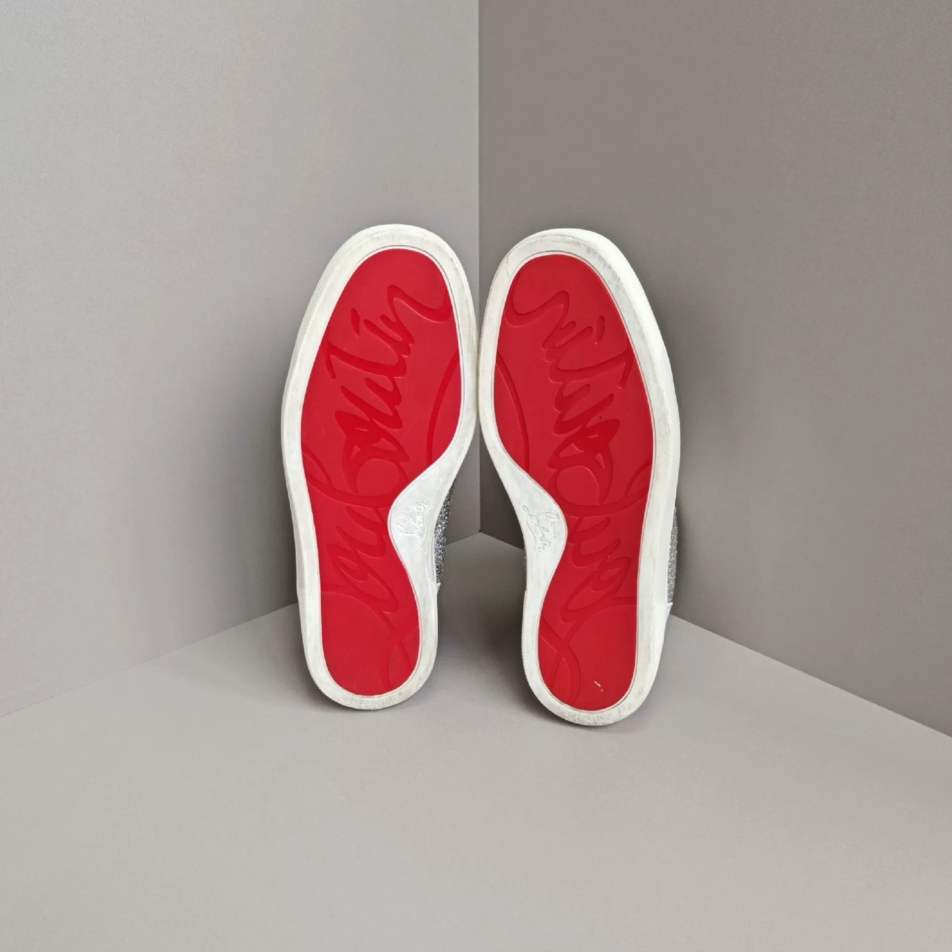Christian Louboutin Christian Louboutin Red Hitop Sneakers us_6 Women Size US 6 / IT 36 - 5 Thumbnail