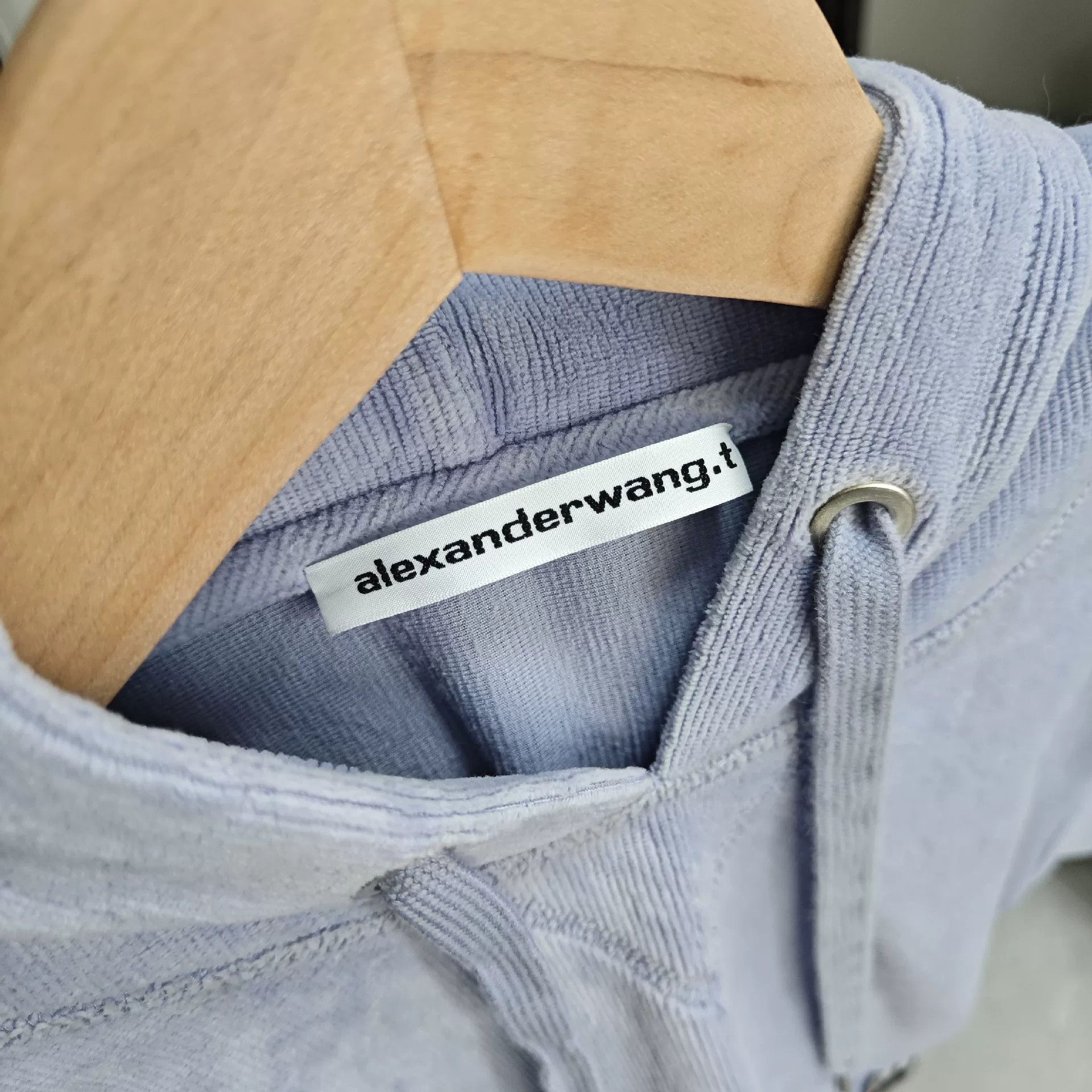 Alexander Wang Alexander Wang Corduroy Cropped Hoodie L Women Size L / US 10 / IT 46 - 3 Thumbnail