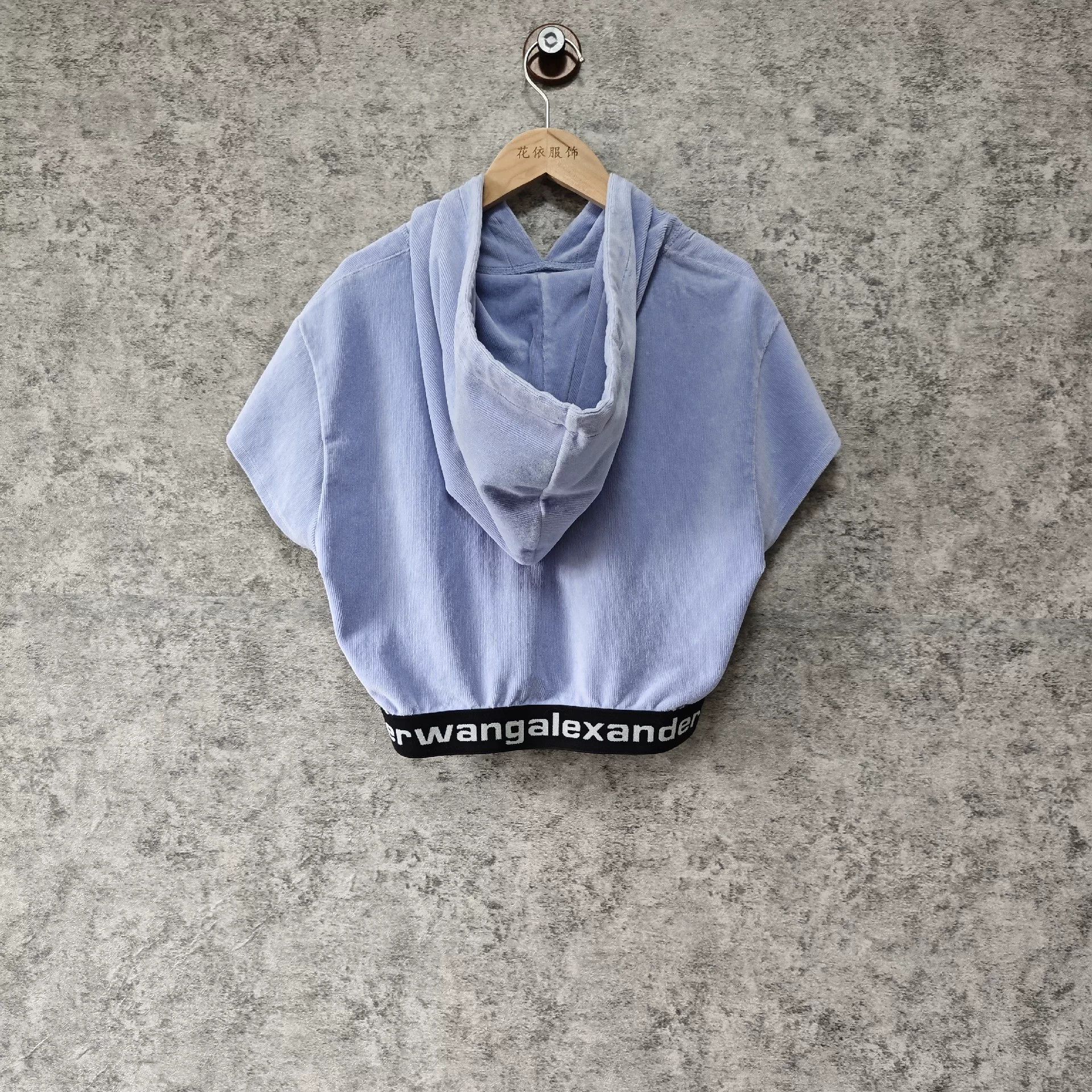 Alexander Wang Alexander Wang Corduroy Cropped Hoodie L Women Size L / US 10 / IT 46 - 2 Thumbnail