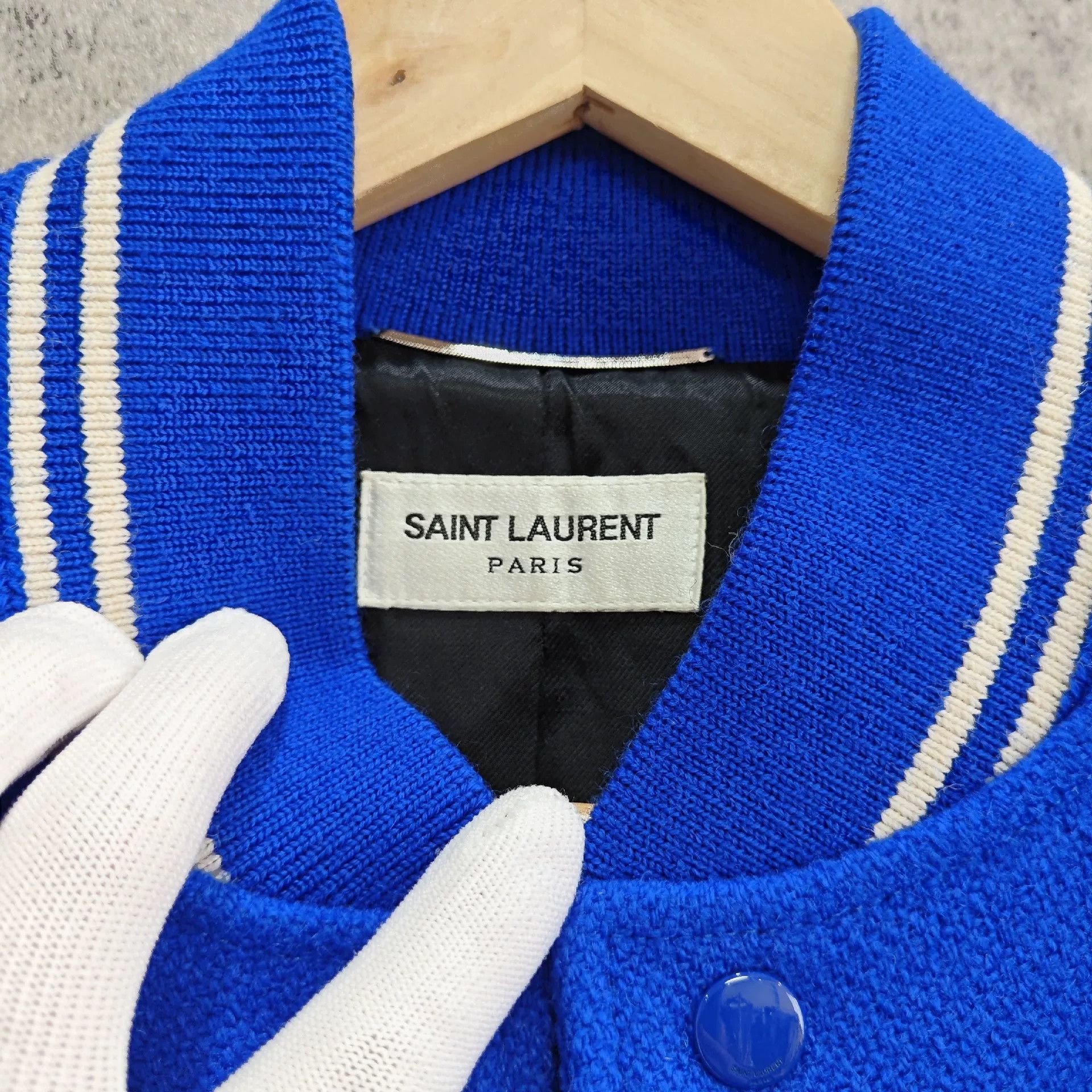 Saint Laurent Paris Saint Laurent Paris Blue Light Jacket s Men Size US S / EU 44-46 / 1 - 3 Thumbnail