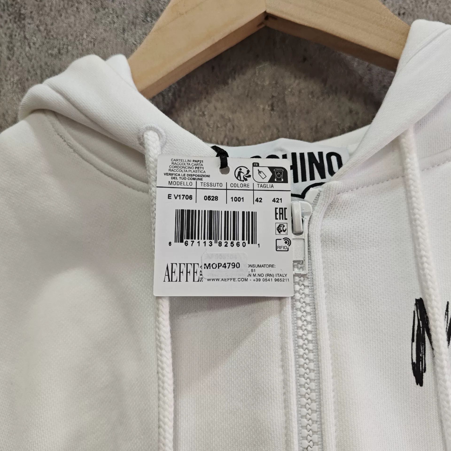 Moschino Moschino Cropped Hoodie it_42 Women Size M / US 6-8 / IT 42-44 - 5 Thumbnail