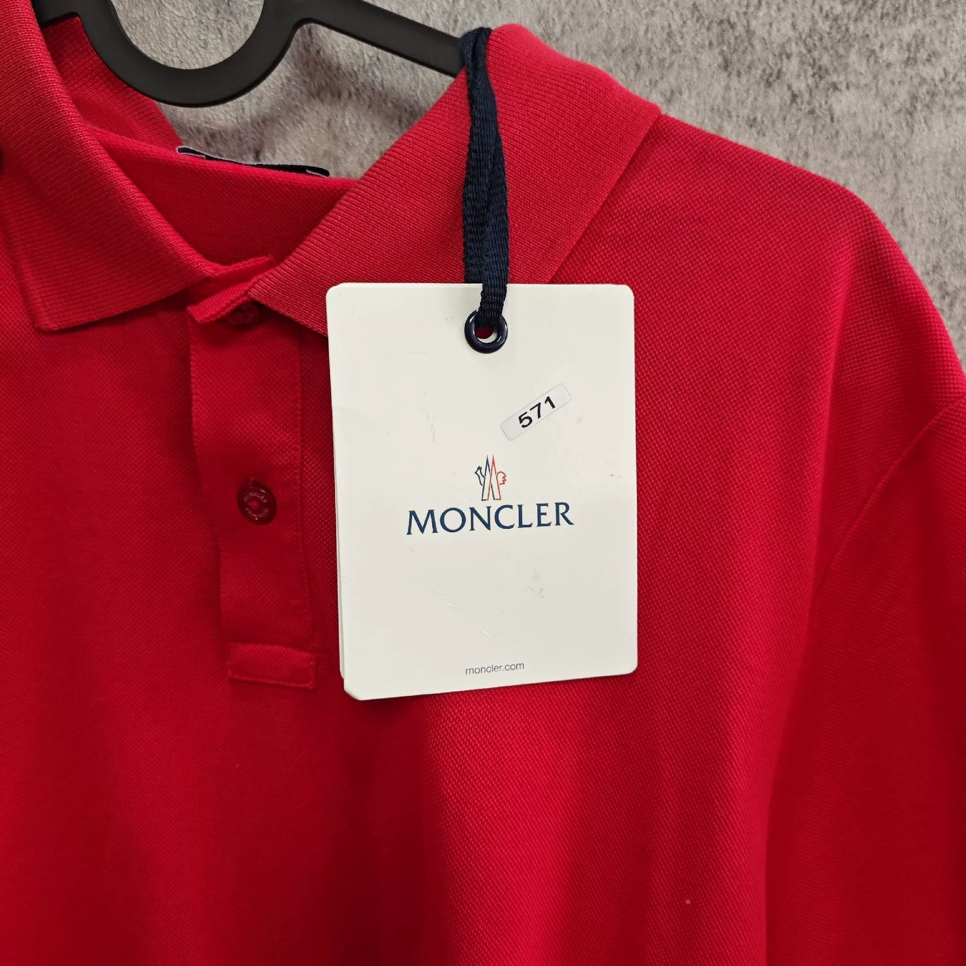 Moncler Moncler Polo l Men Size US L / EU 52-54 / 3 - 4 Thumbnail