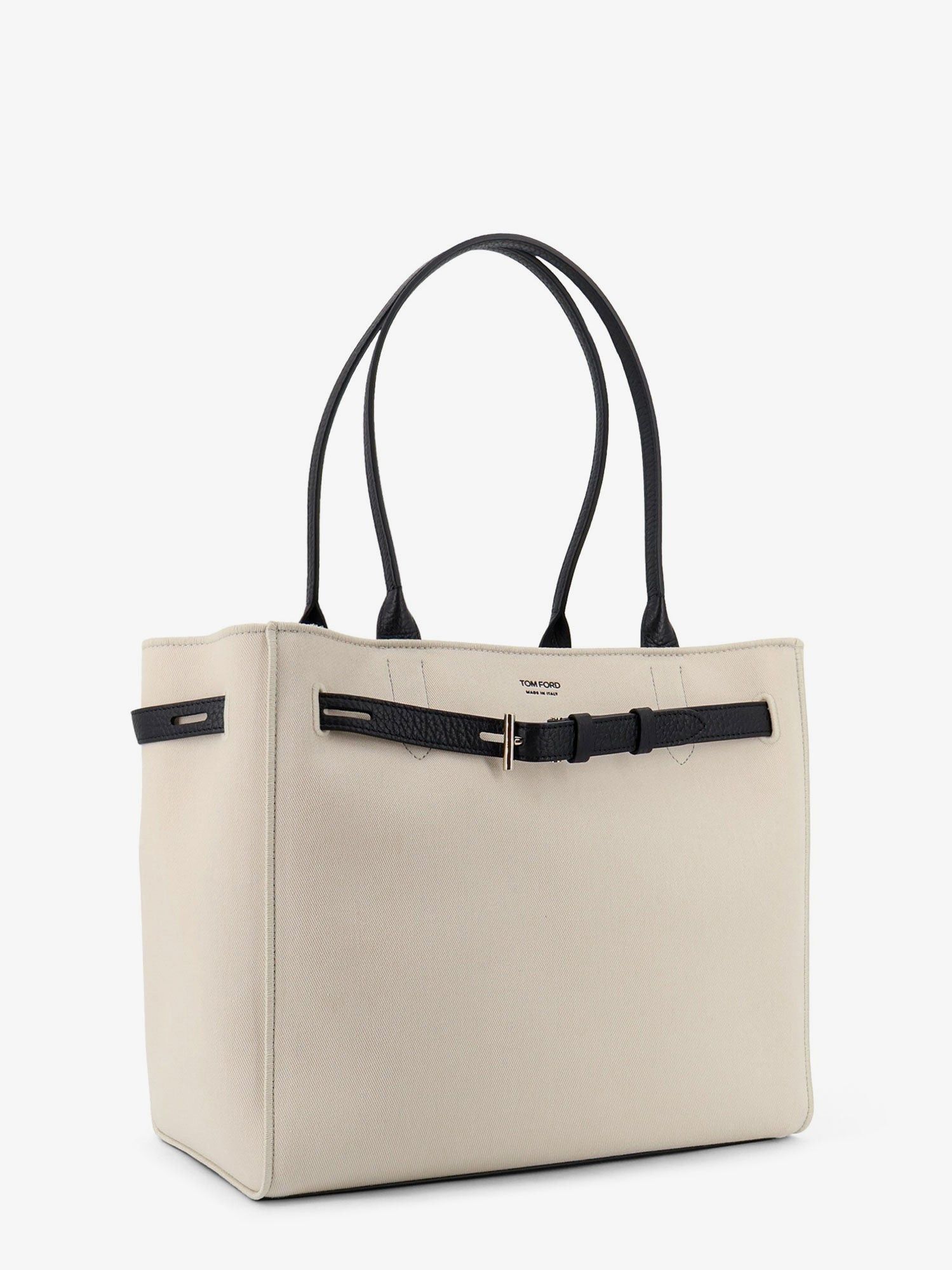 Tom Ford Canvas Shoulder Bag With Engraved Logo On The Front Size ONE SIZE - 3 Thumbnail
