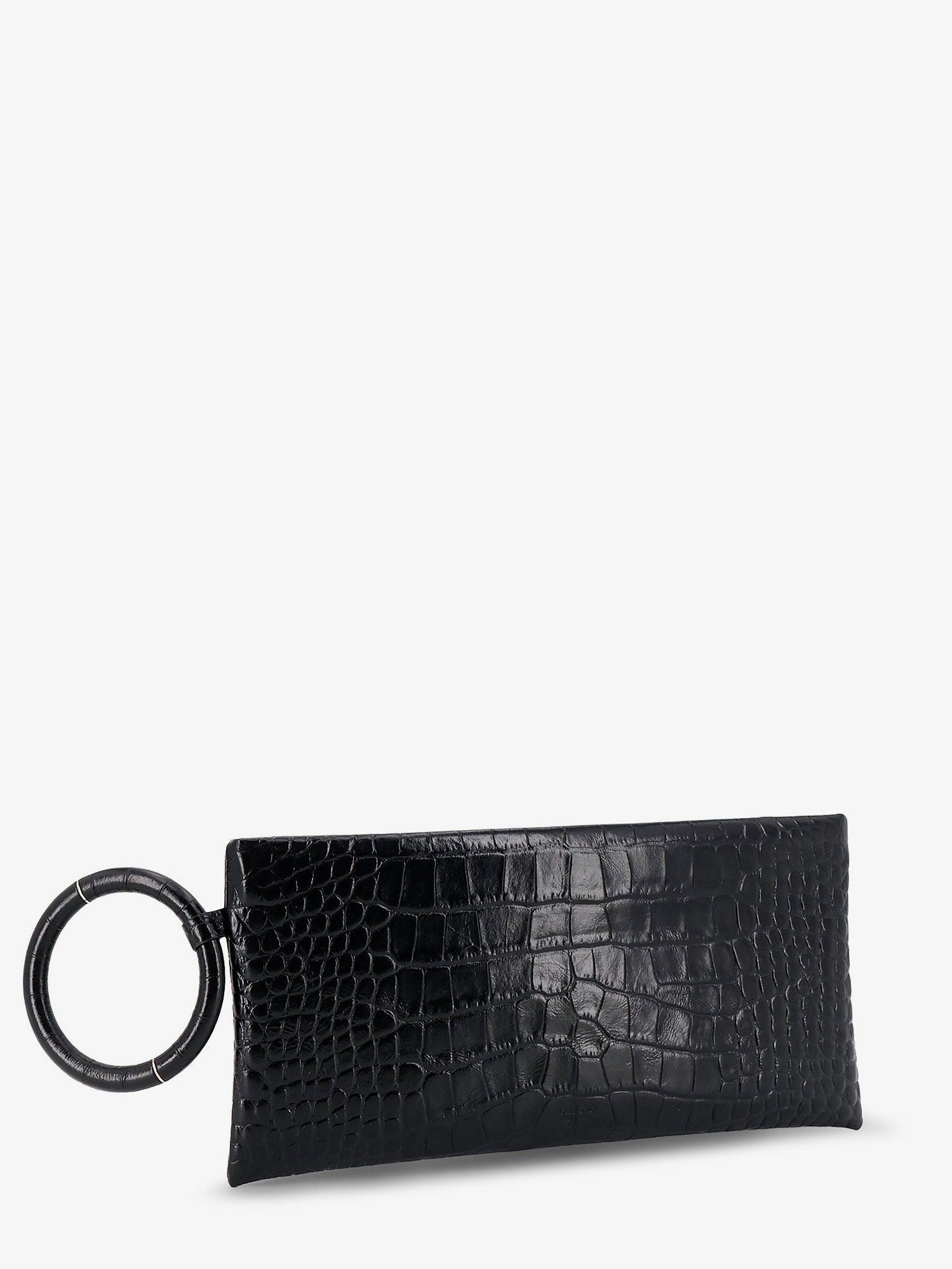 Tom Ford Aura Crocodile-Print Leather Clutch Bag Size ONE SIZE - 3 Thumbnail