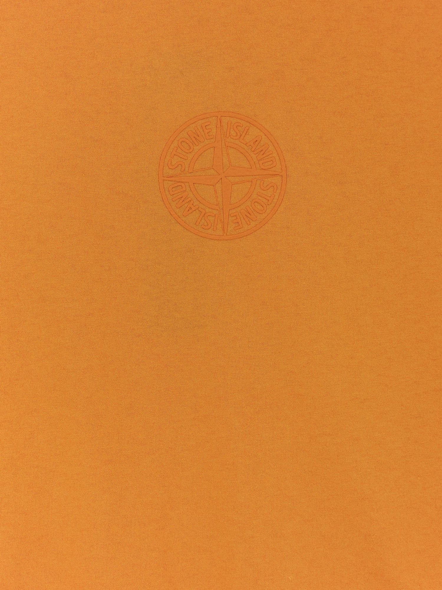 Stone Island Cotton T-Shirt With Tone-On-Tone Logo Print On The Front Size US S / EU 44-46 / 1 - 3 Thumbnail