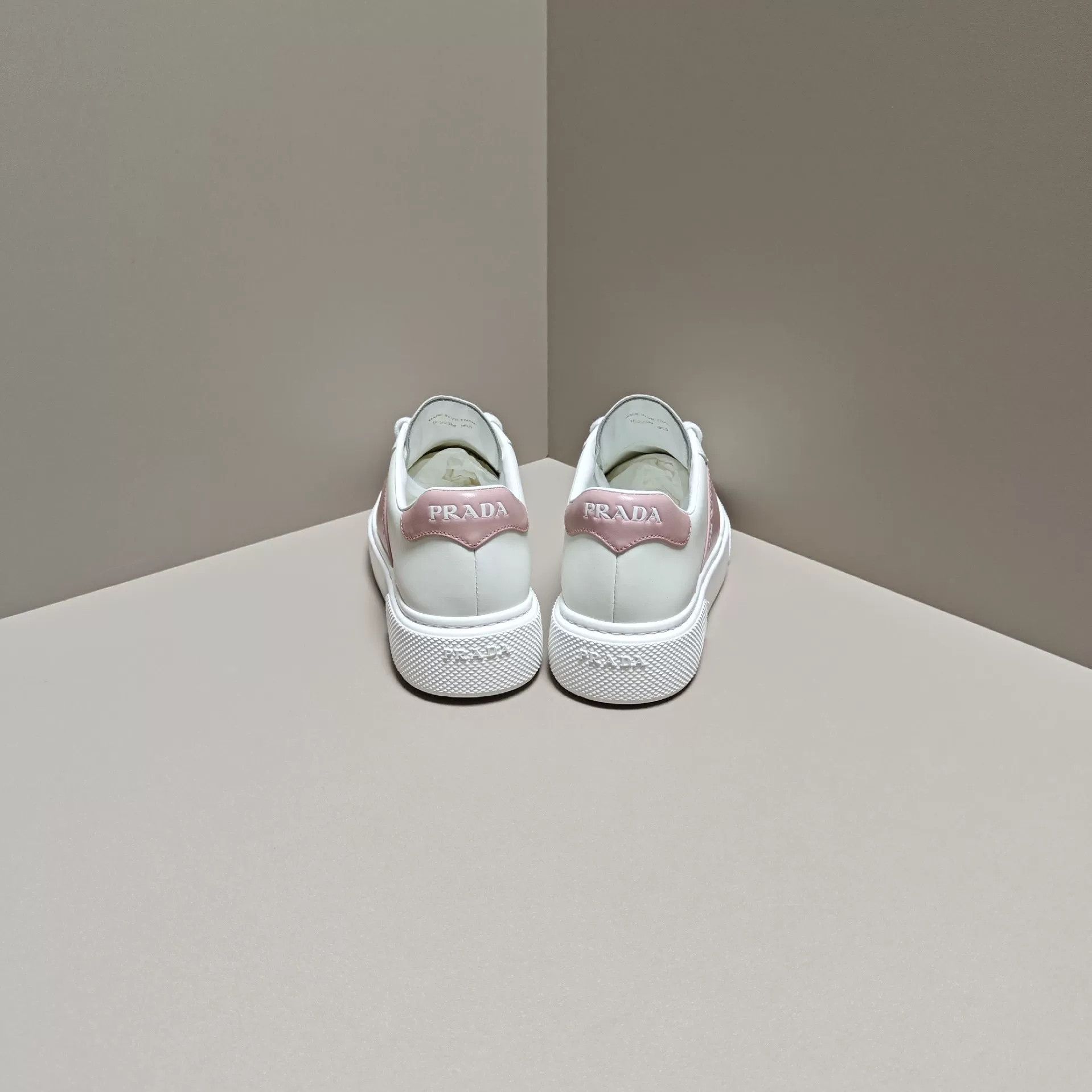 Prada Prada Pink Lowtop Sneakers us_6 Women Size US 6 / IT 36 - 3 Thumbnail