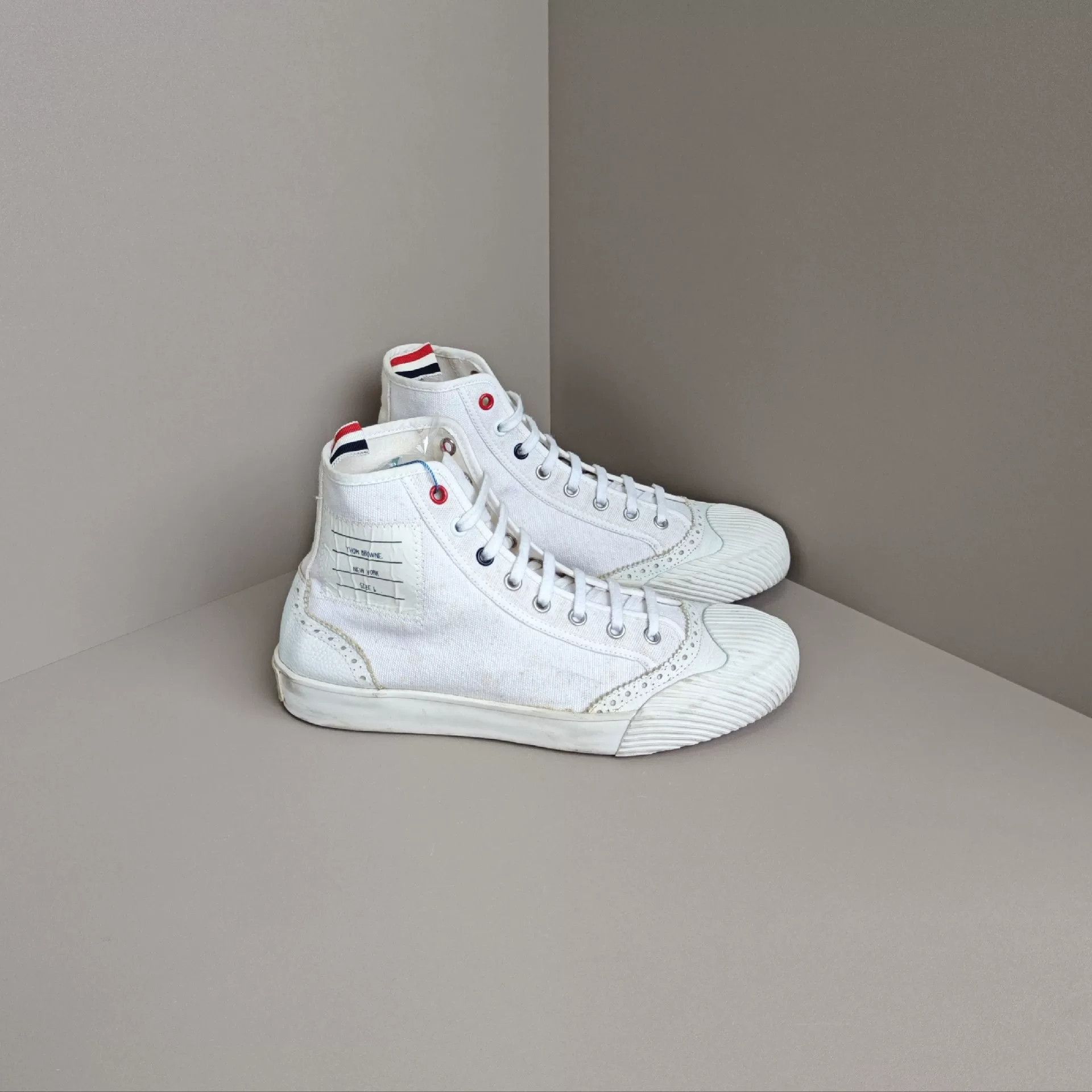 Thom Browne Thom Browne Canvas Brown Lowtop Sneakers 6 Men Size US 6 / EU 39 - 4 Thumbnail