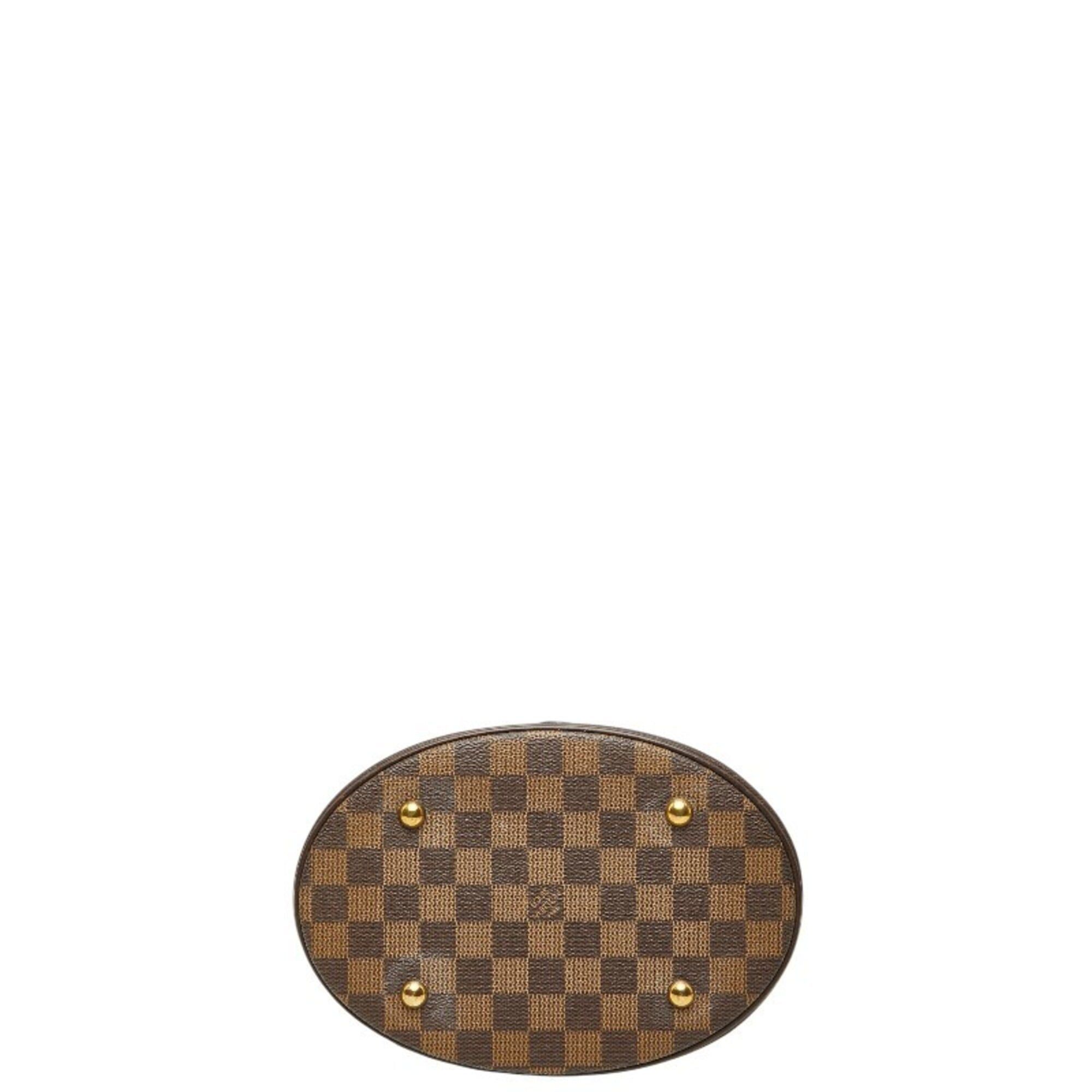 Louis Vuitton Louis Vuitton Damier Mare Tote Bag Shoulder Bucket N42240 Brown Leather Women's LOUIS VUITTON Size ONE SIZE - 3 Thumbnail