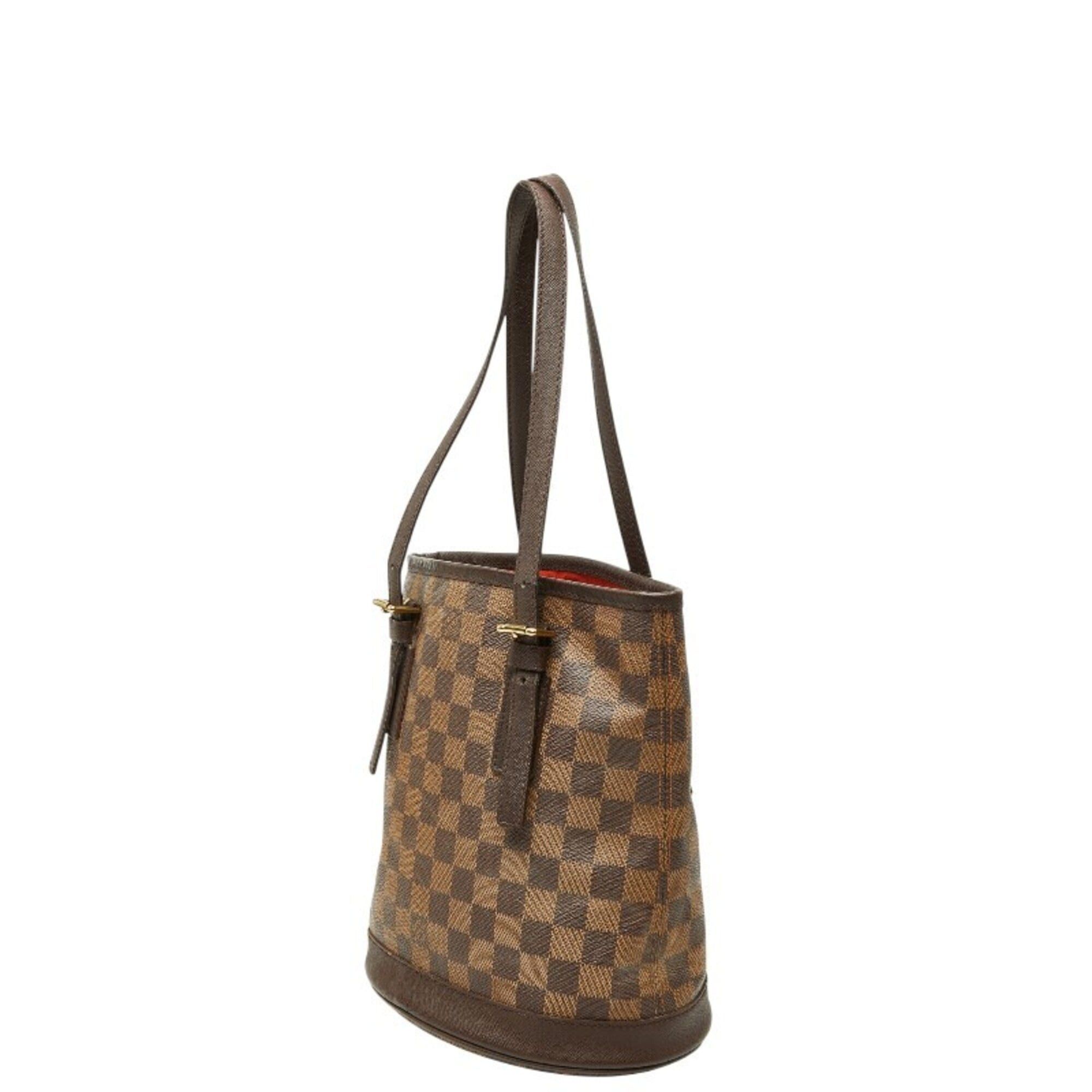 Louis Vuitton Louis Vuitton Damier Mare Tote Bag Shoulder Bucket N42240 Brown Leather Women's LOUIS VUITTON Size ONE SIZE - 2 Thumbnail