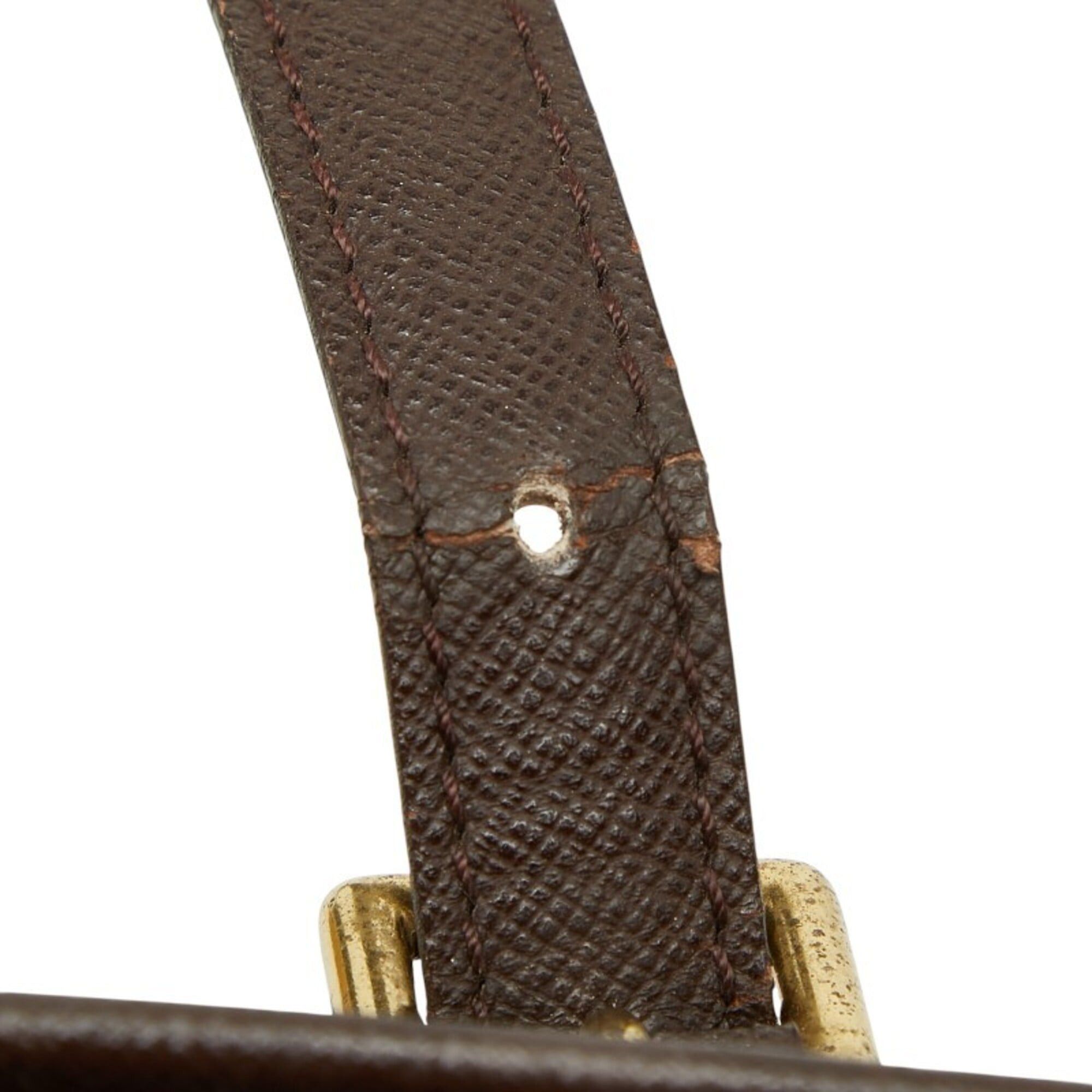 Louis Vuitton Louis Vuitton Damier Mare Tote Bag Shoulder Bucket N42240 Brown Leather Women's LOUIS VUITTON Size ONE SIZE - 8 Thumbnail