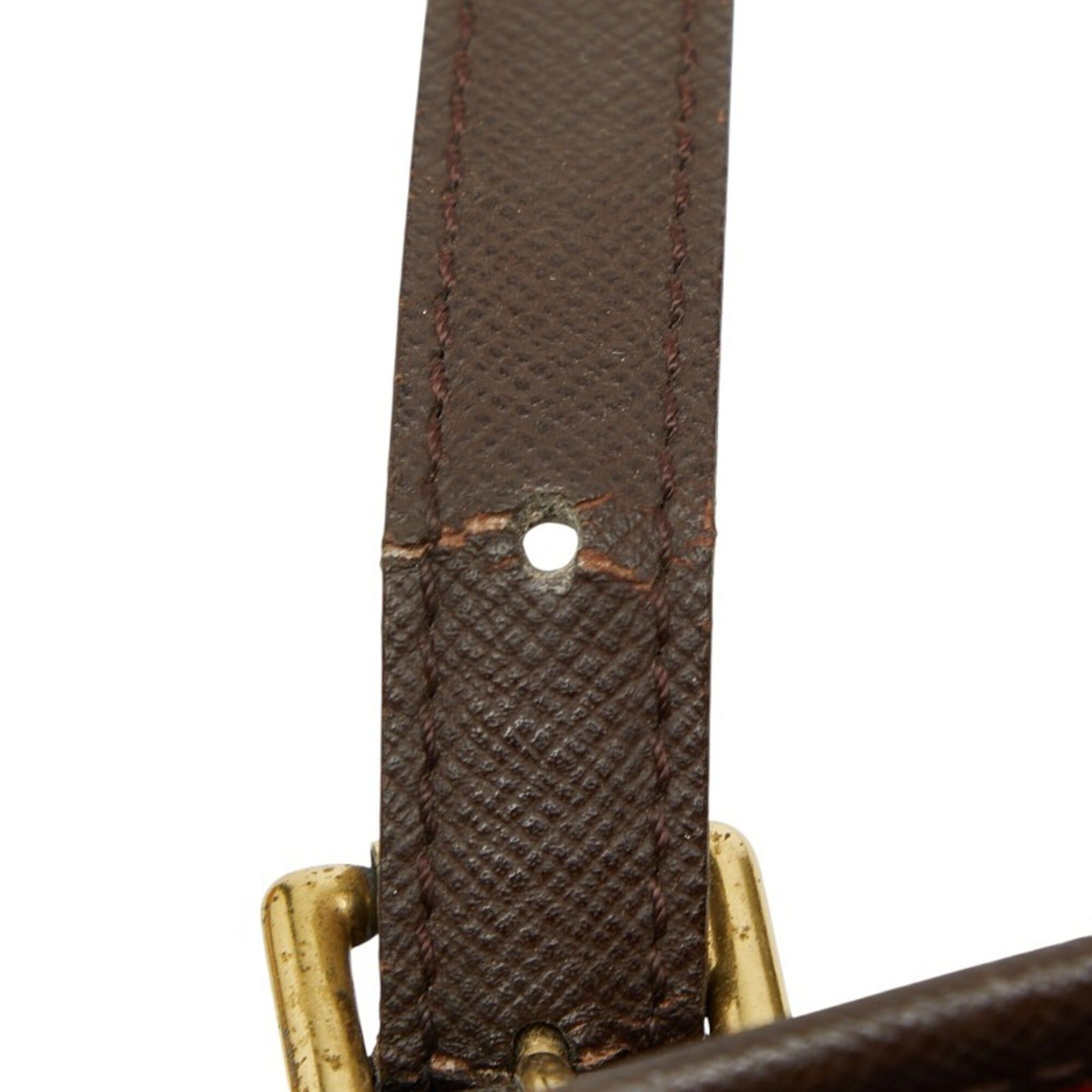 Louis Vuitton Louis Vuitton Damier Mare Tote Bag Shoulder Bucket N42240 Brown Leather Women's LOUIS VUITTON Size ONE SIZE - 9 Thumbnail