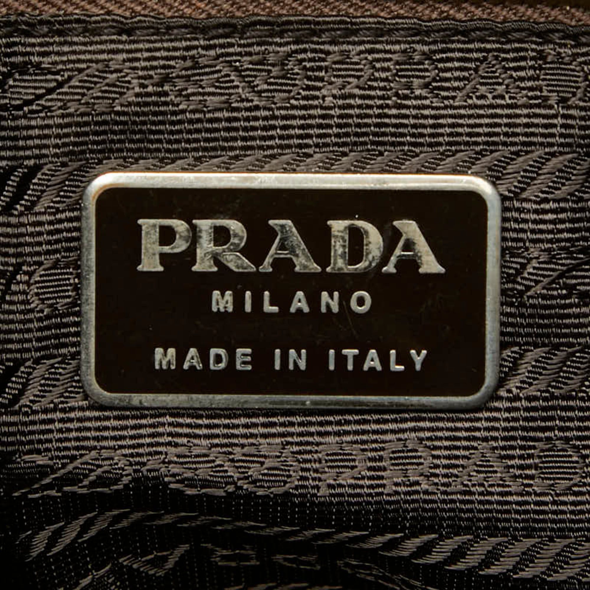 Prada Prada Tessuto Messenger Bag Shoulder Khaki Green Brown Nylon Leather Women's PRADA Size ONE SIZE - 12 Thumbnail