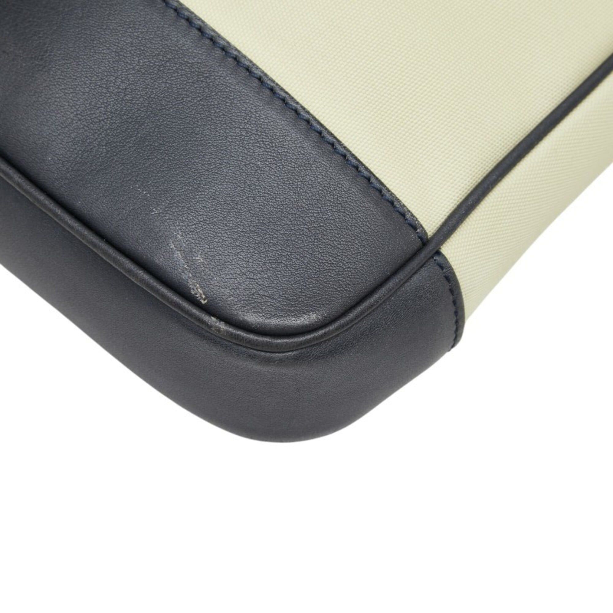 Loewe Loewe Anagram Crossbody Shoulder Bag, Beige/Black Canvas Leather, Women's LOEWE Size ONE SIZE - 6 Thumbnail