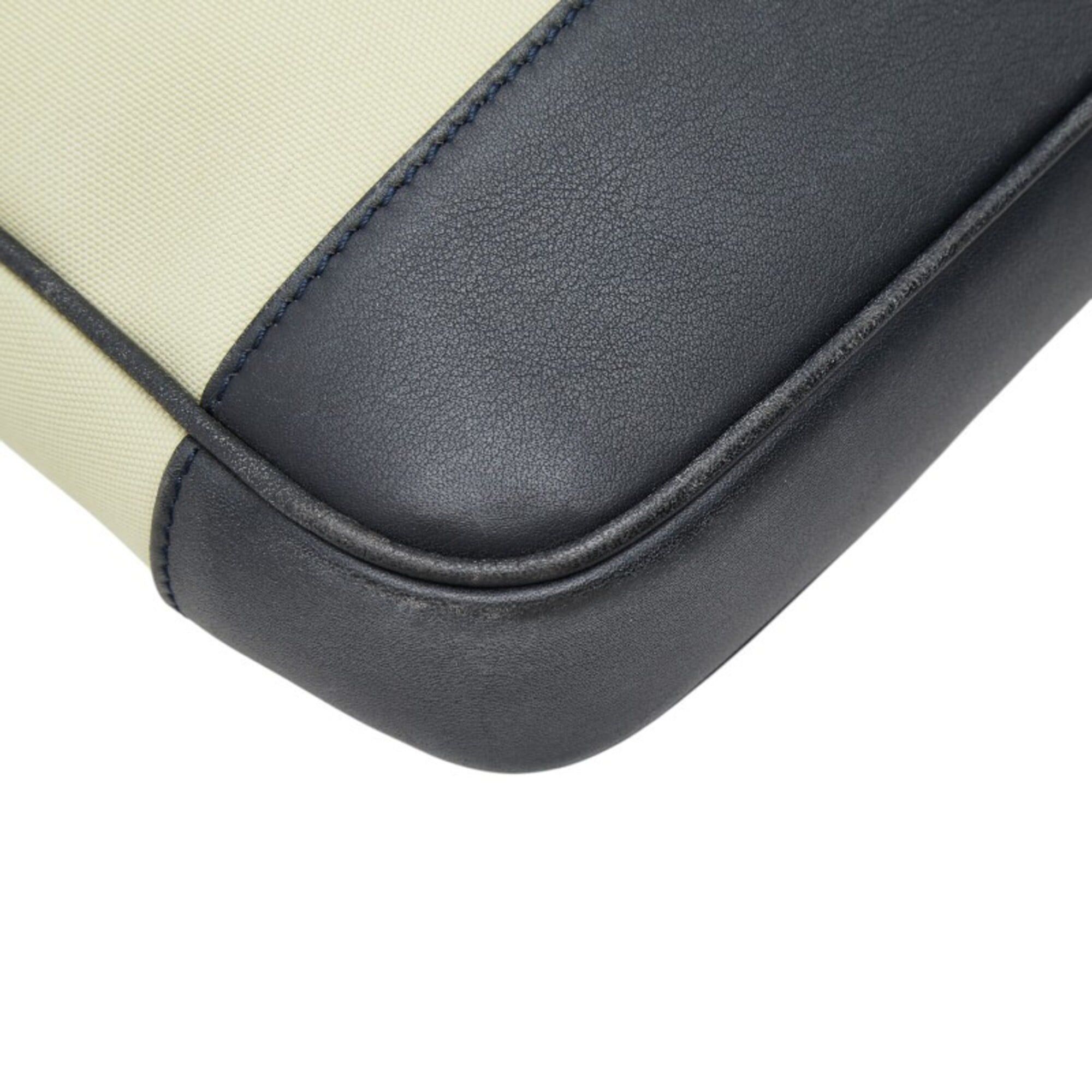 Loewe Loewe Anagram Crossbody Shoulder Bag, Beige/Black Canvas Leather, Women's LOEWE Size ONE SIZE - 5 Thumbnail