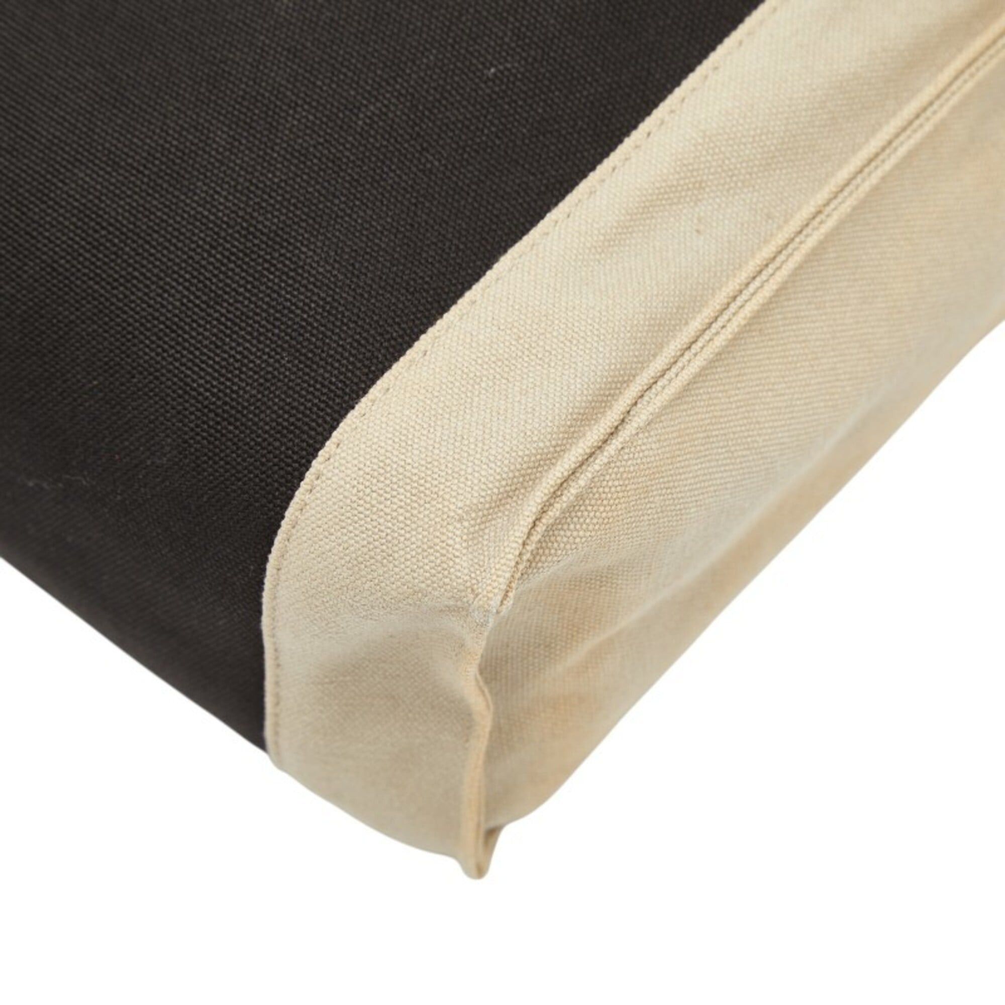 Hermes Hermes Tapidocell Clutch Bag, Second Black/Beige, Cotton, Women's HERMES Size ONE SIZE - 4 Thumbnail