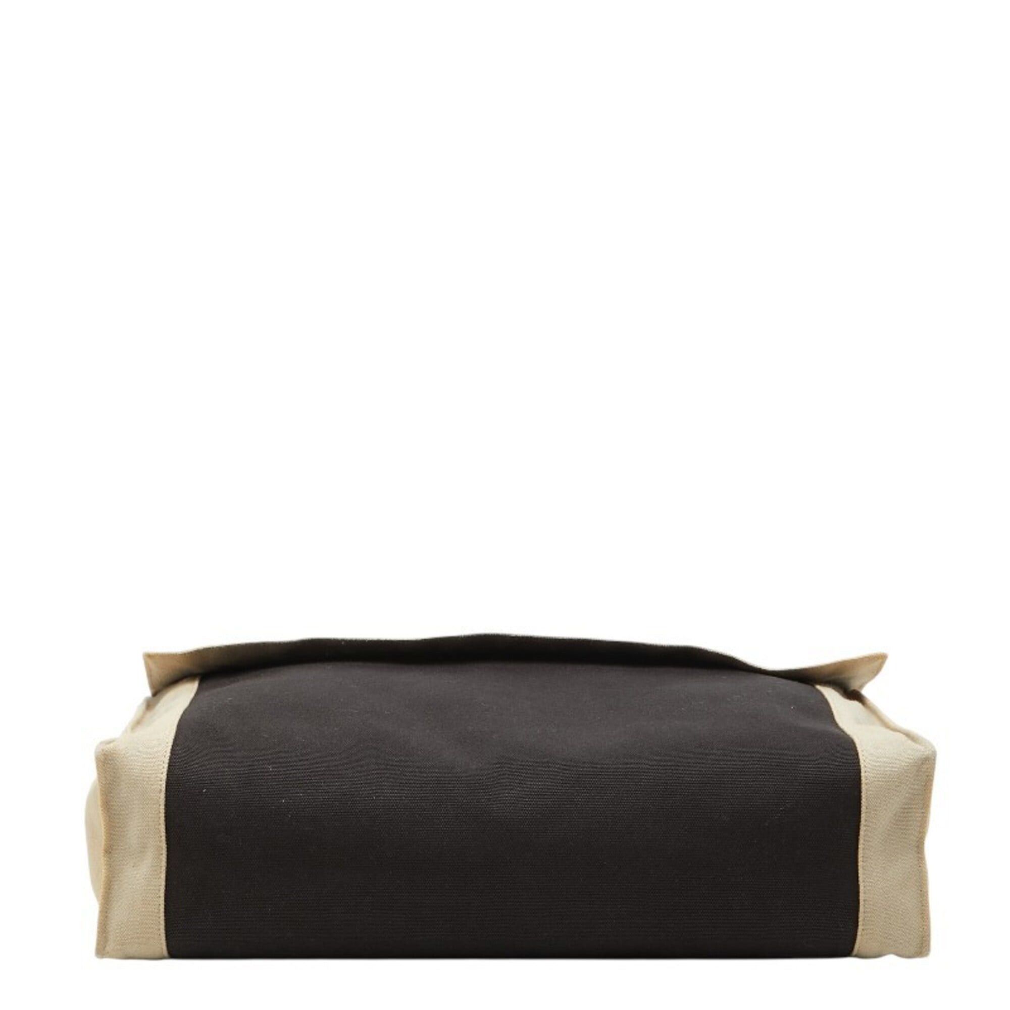 Hermes Hermes Tapidocell Clutch Bag, Second Black/Beige, Cotton, Women's HERMES Size ONE SIZE - 3 Thumbnail