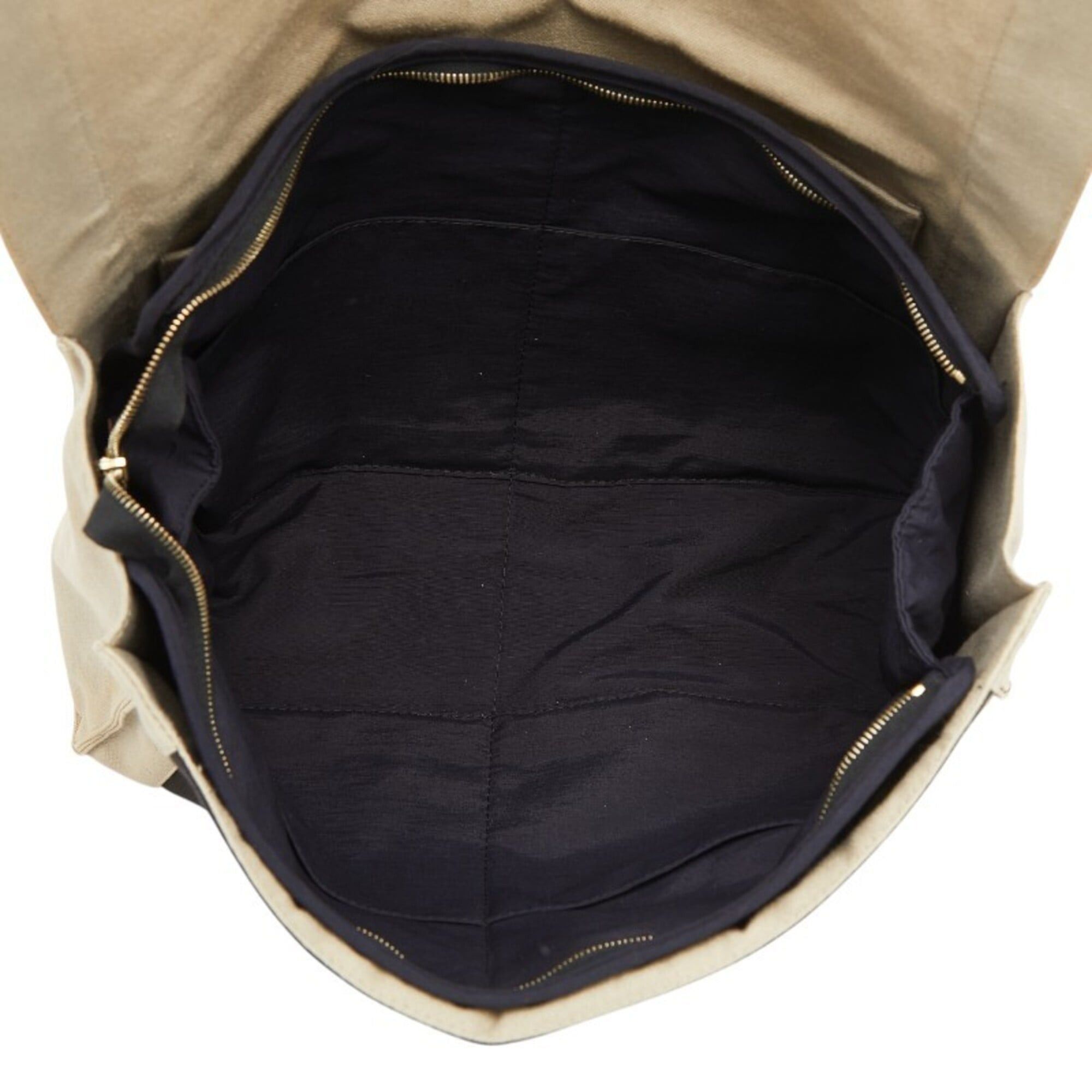 Hermes Hermes Tapidocell Clutch Bag, Second Black/Beige, Cotton, Women's HERMES Size ONE SIZE - 9 Thumbnail