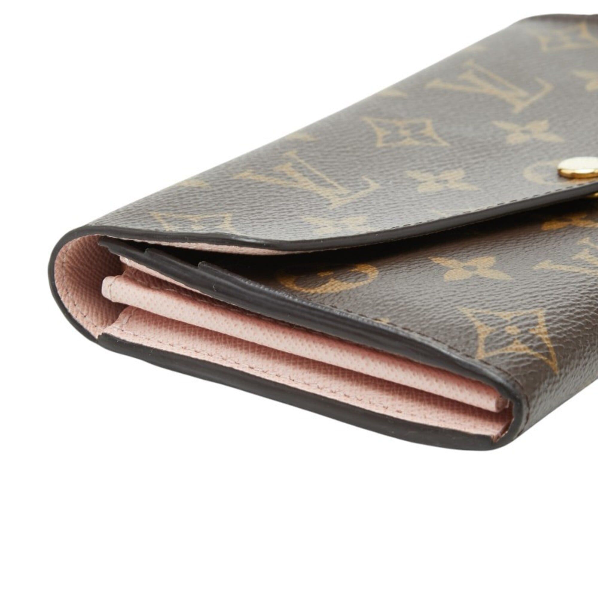 Louis Vuitton Louis Vuitton Monogram Portefeuille Sarah Long Wallet M60531 Brown Leather Women's LOUIS VUITTON Size ONE SIZE - 5 Thumbnail