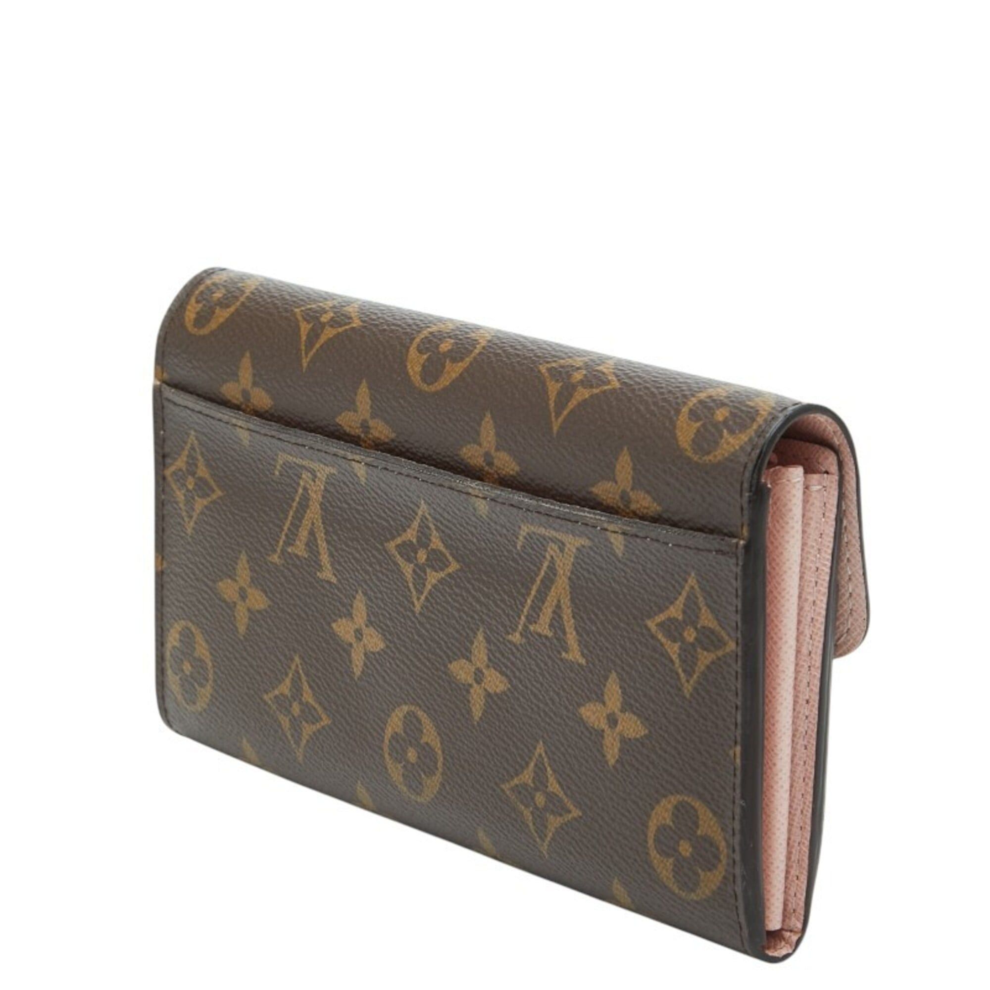 Louis Vuitton Louis Vuitton Monogram Portefeuille Sarah Long Wallet M60531 Brown Leather Women's LOUIS VUITTON Size ONE SIZE - 2 Thumbnail