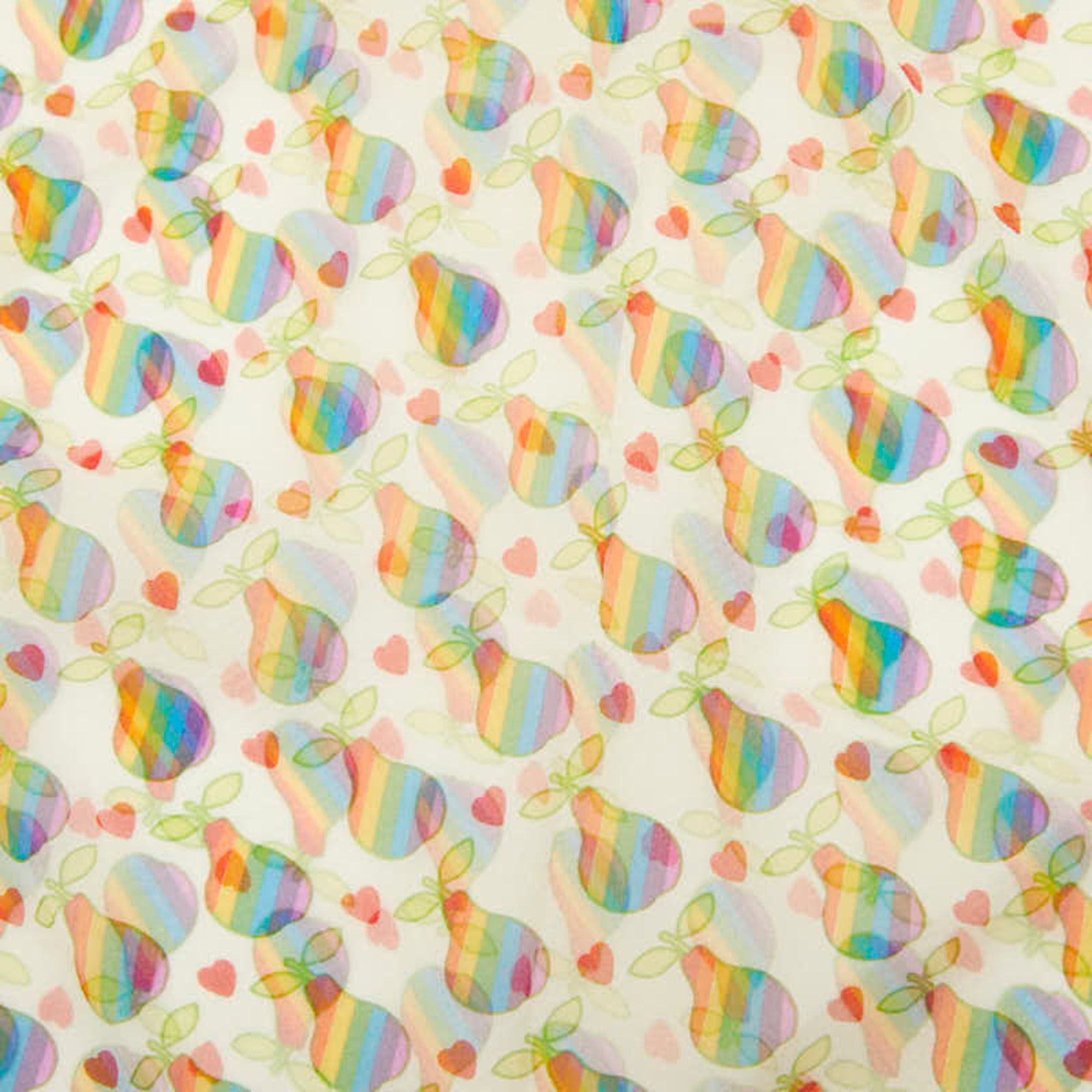 Dior Christian Dior Dior Pear Fruit Motif Multicolor Silk Women's Dress Size ONE SIZE - 2 Thumbnail