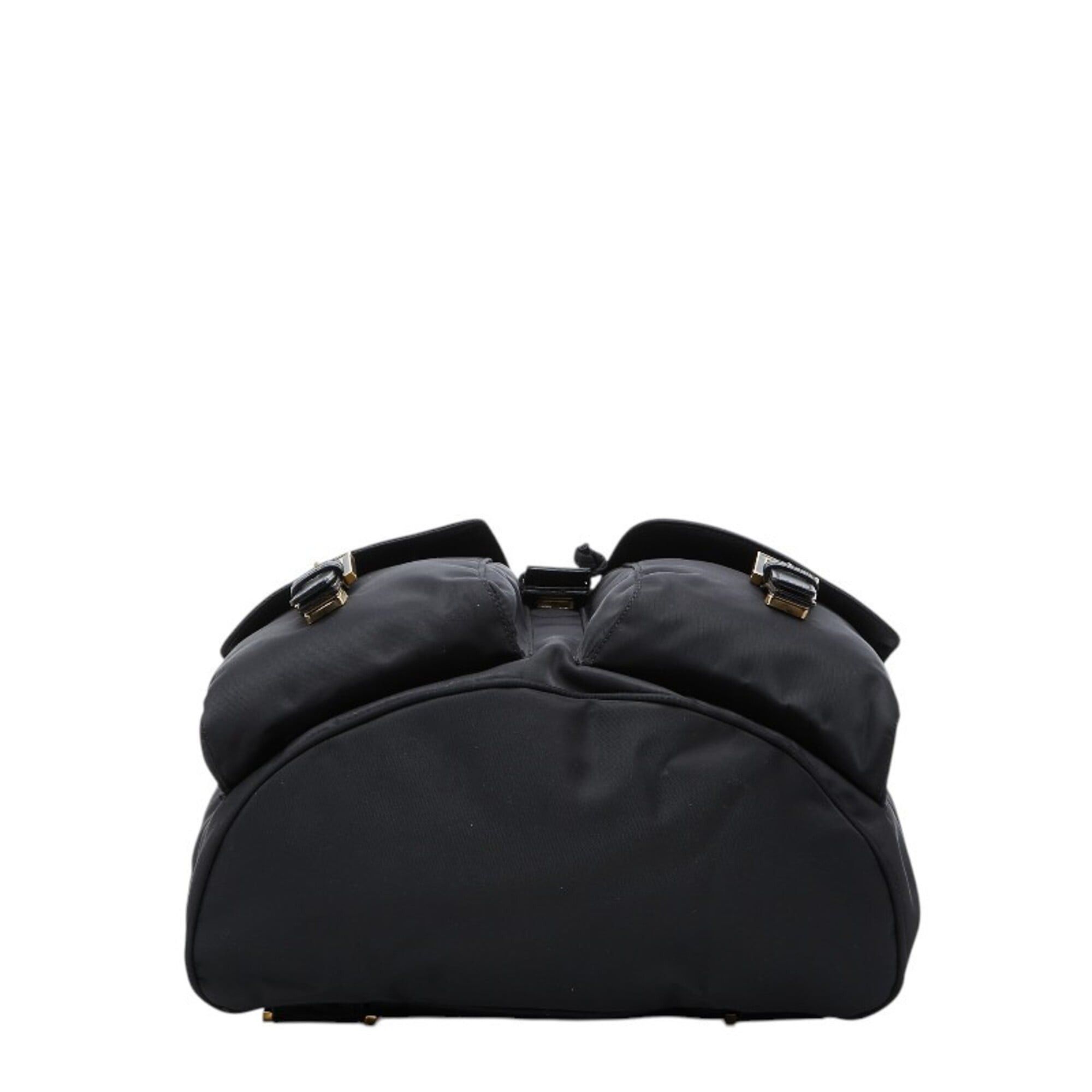 Fendi Fendi Backpack, Rucksack, Black Nylon Leather, Women's FENDI Size ONE SIZE - 3 Thumbnail