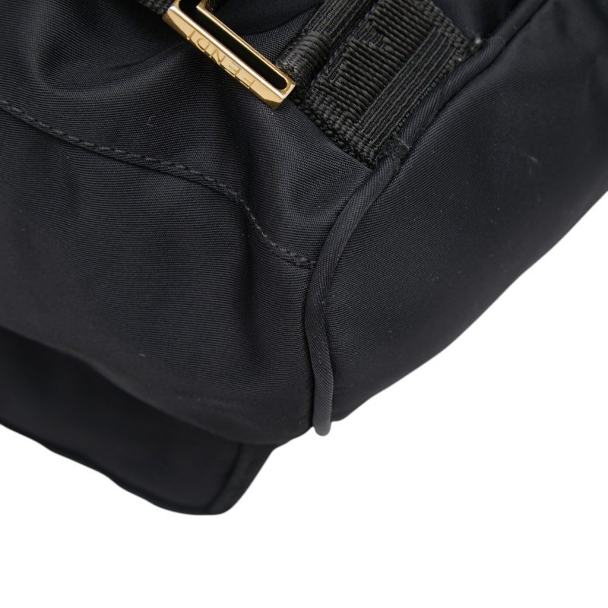 Fendi Fendi Backpack, Rucksack, Black Nylon Leather, Women's FENDI Size ONE SIZE - 7 Thumbnail
