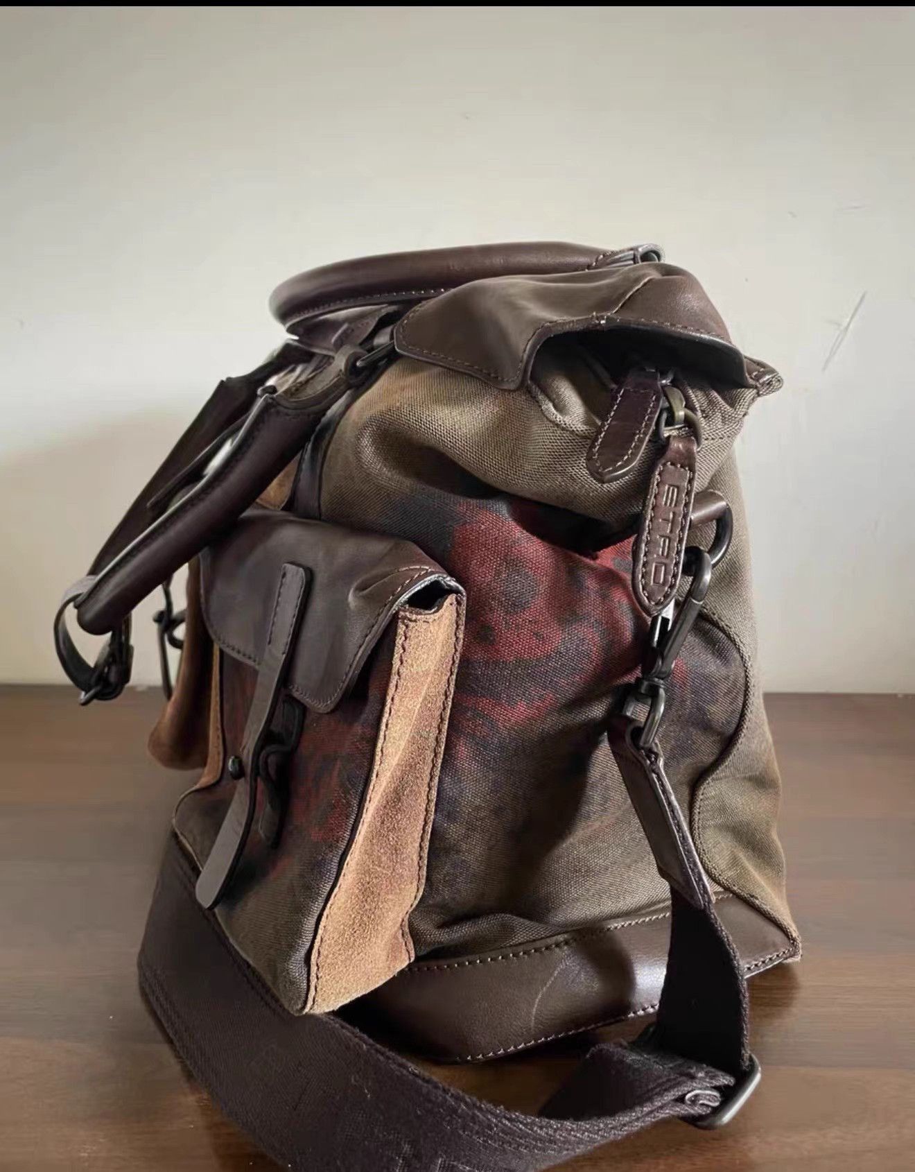 Etro Brown Multi-Pocket Tote Bag Size ONE SIZE - 2 Thumbnail